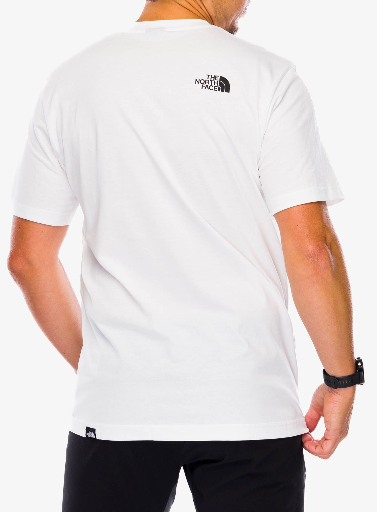 Bavlněné tričko The North Face S/S Simple Dome Tee - tnf white