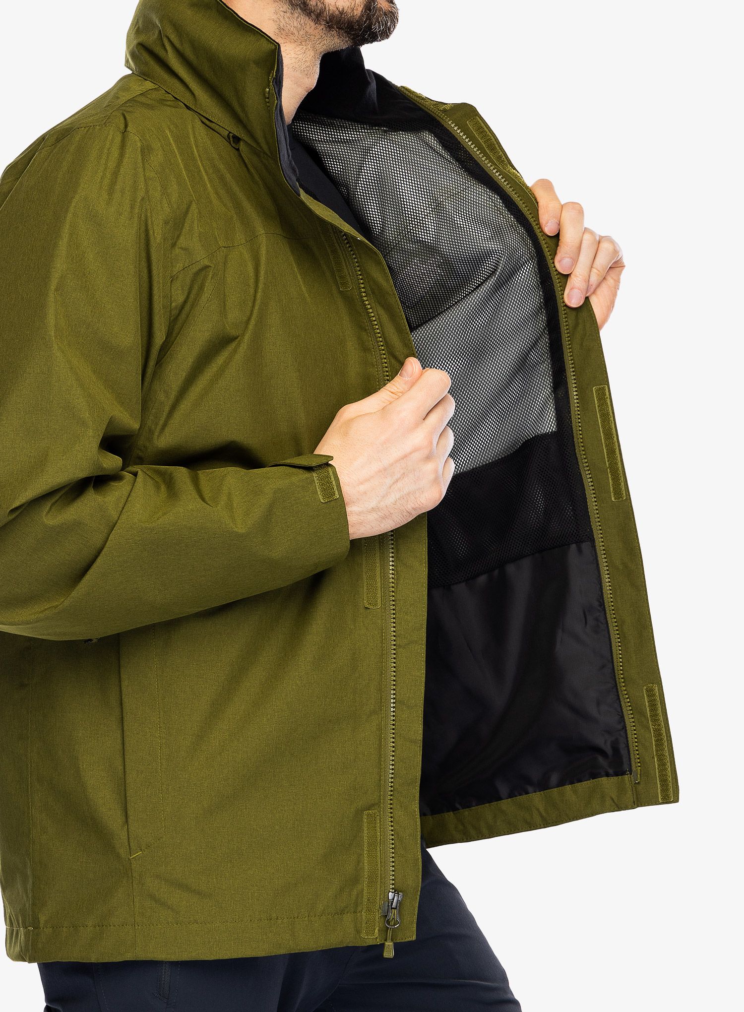 Bunda do deště The North Face Sangro Jacket - forest olive