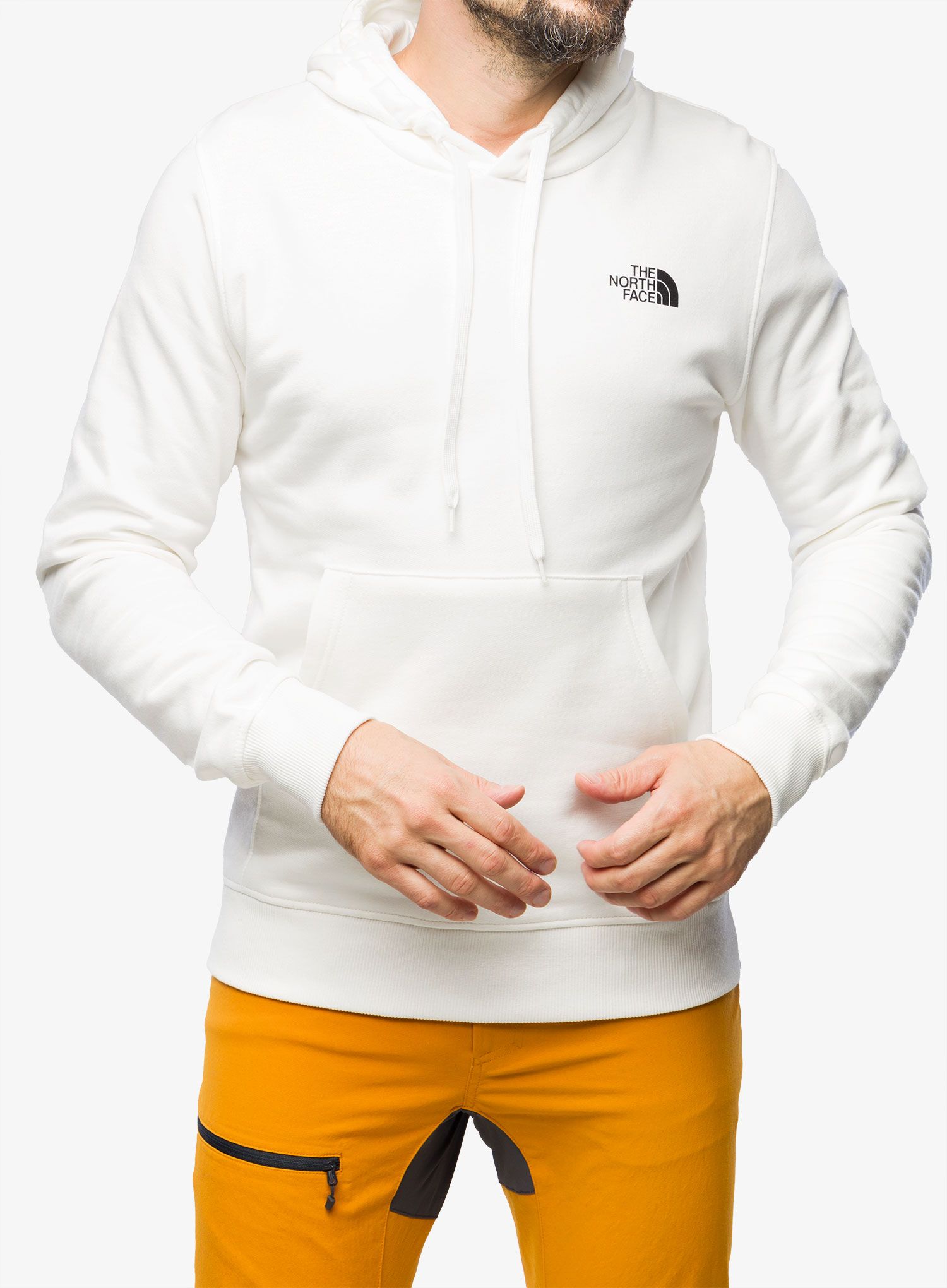 Mikina s kapucí The North Face Seasonal Graphic Hoodie - white/brown