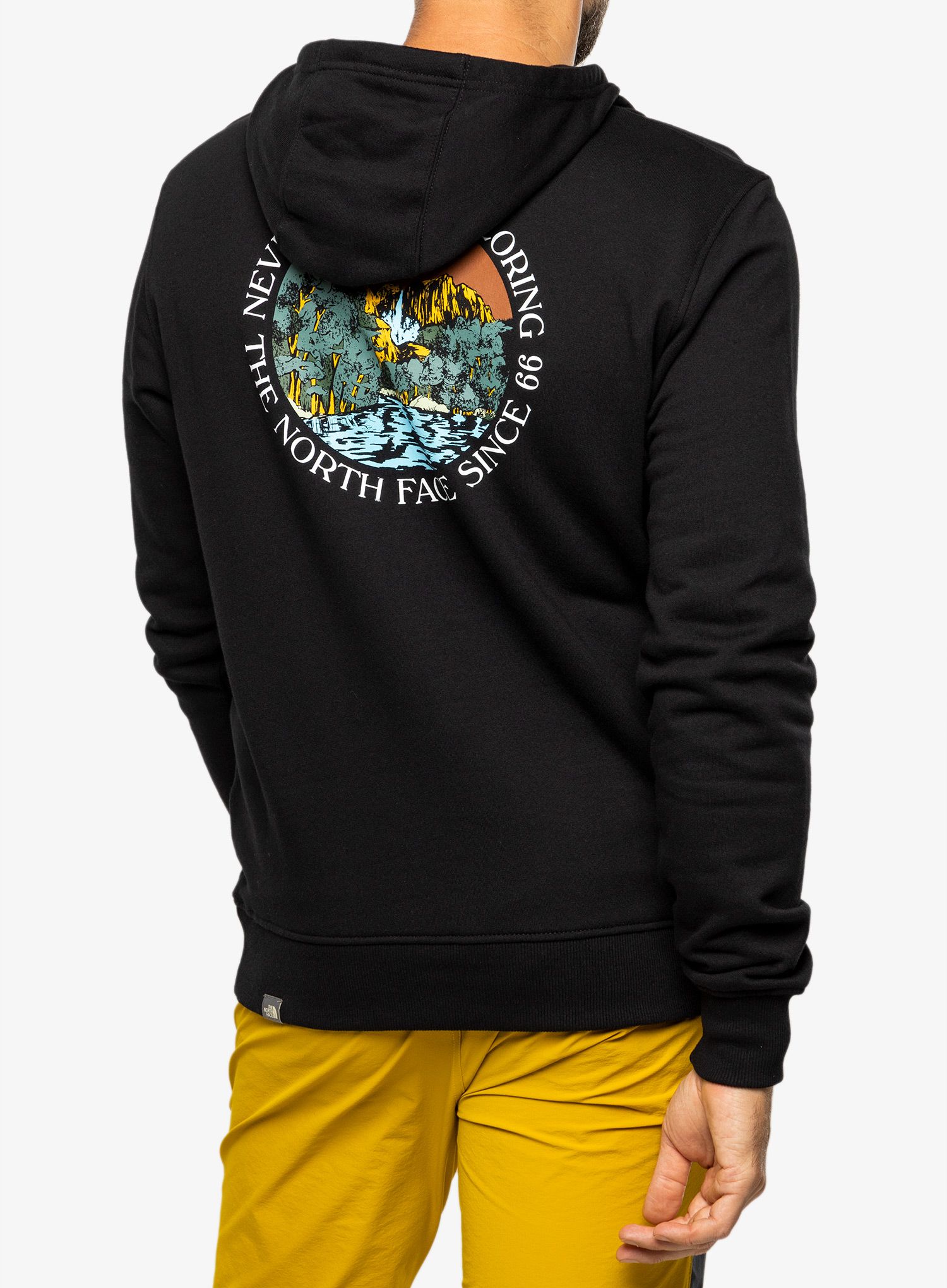 Pánská mikina The North Face Seasonal Graphic Hoodie - black/brown