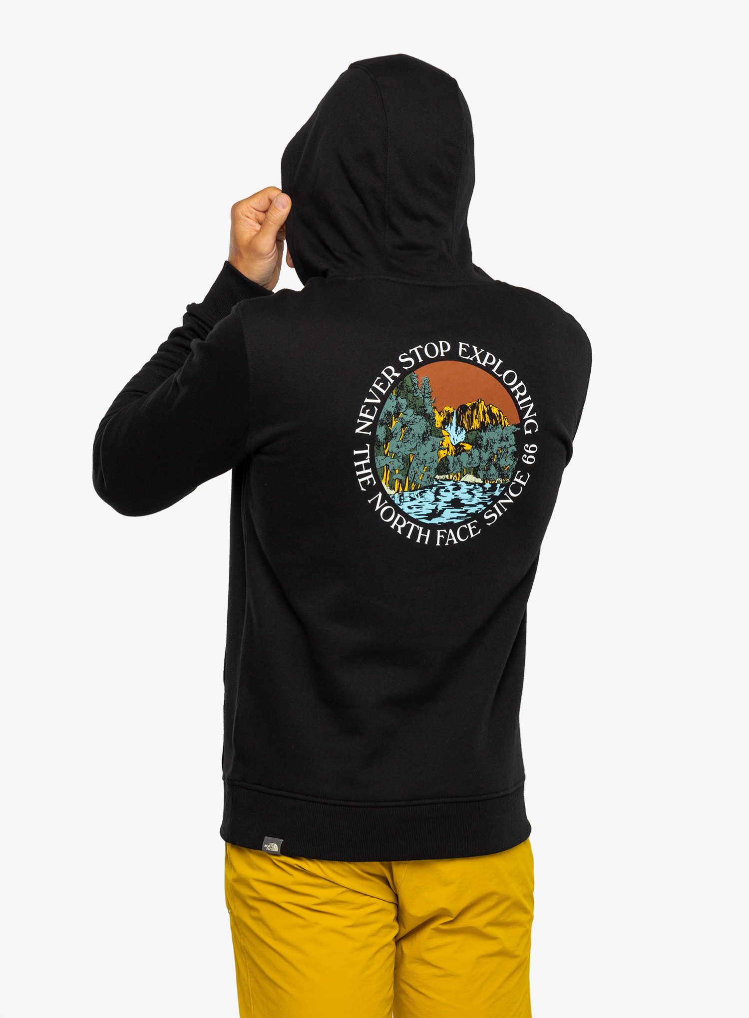 Pánská mikina The North Face Seasonal Graphic Hoodie - black/brown