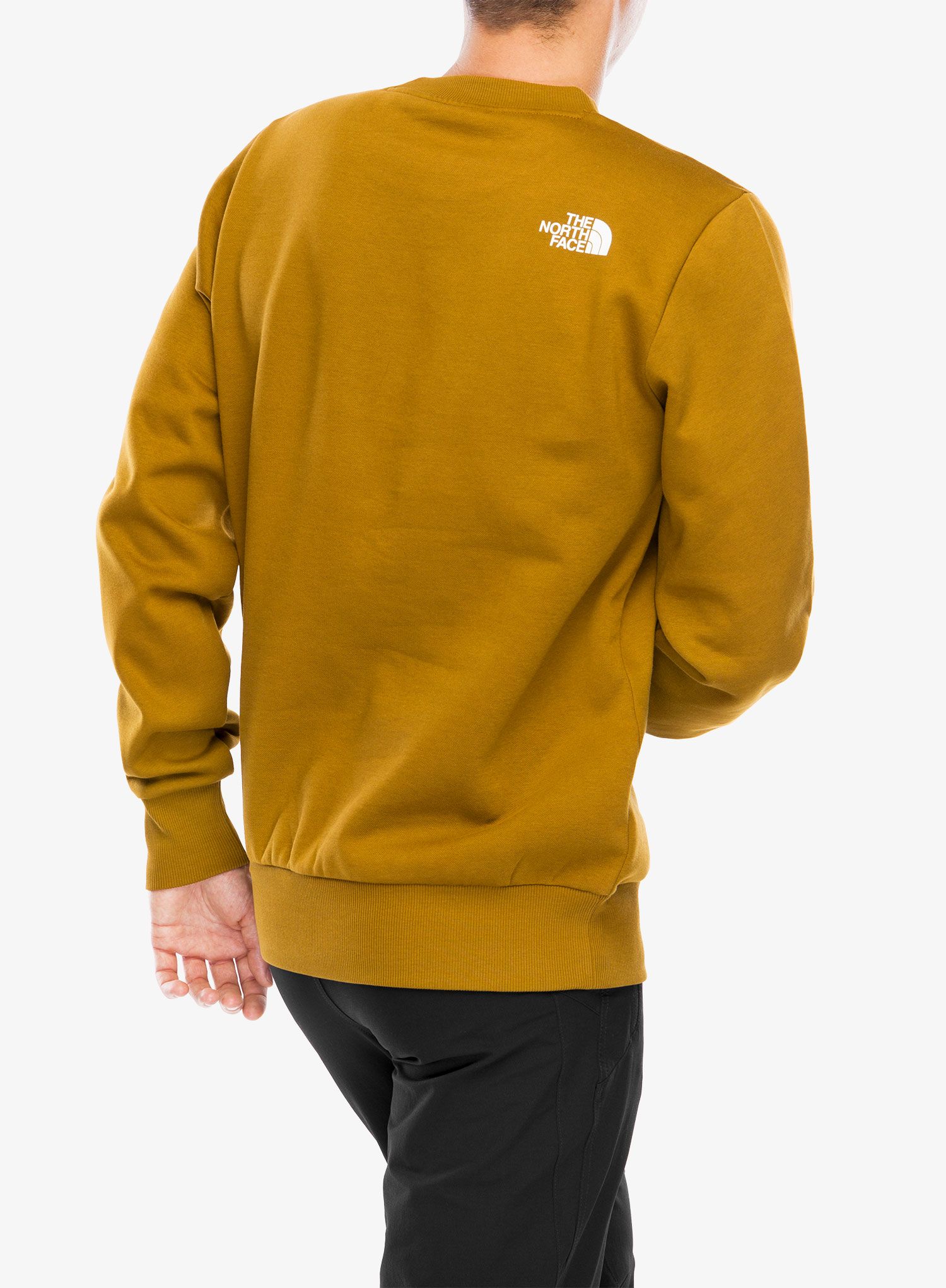 Mikina bez kapuce The North Face Simple Dome Crew - moss green