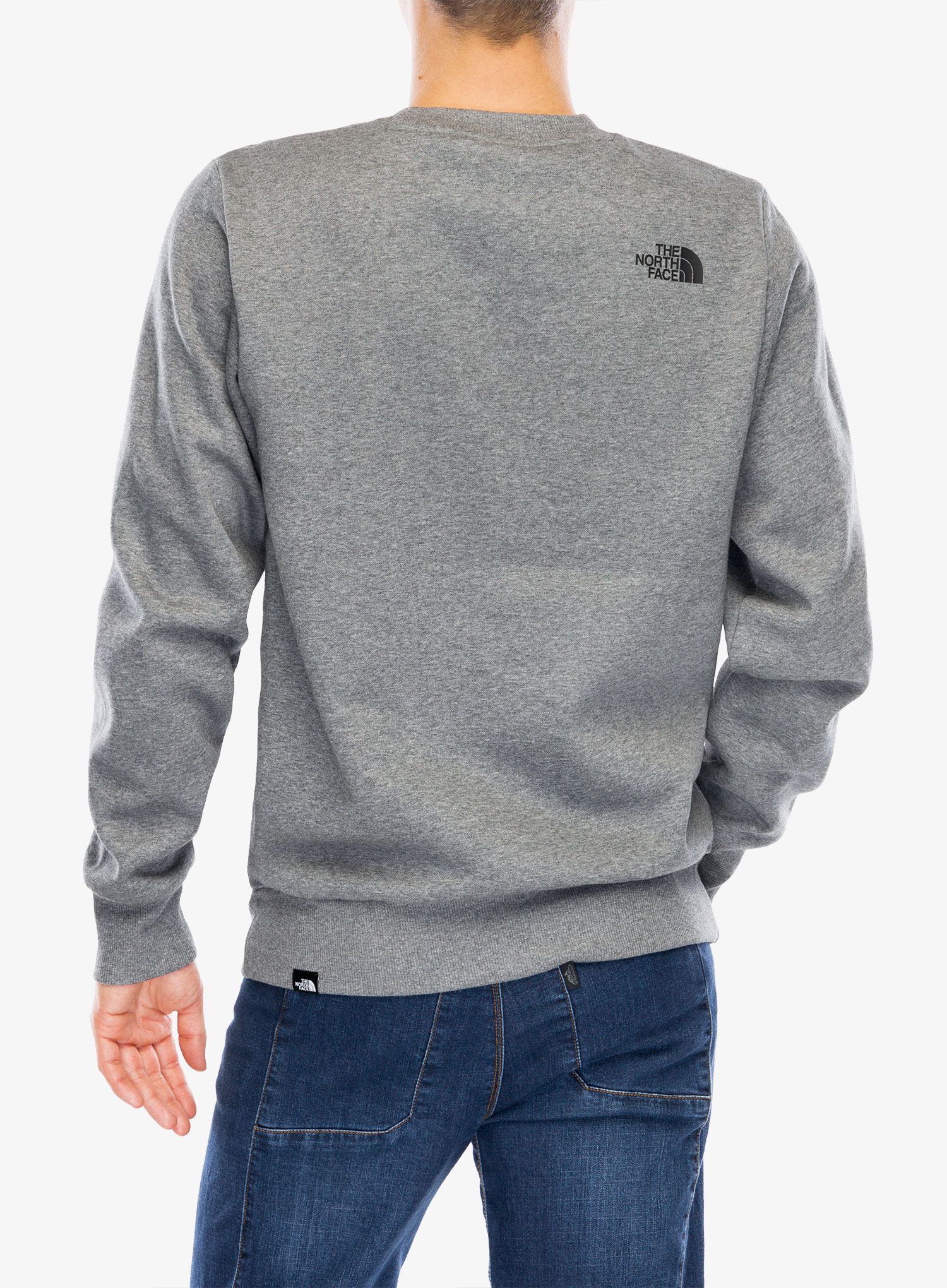 Mikina bez kapuce The North Face Simple Dome Crew - tnf medium grey heather