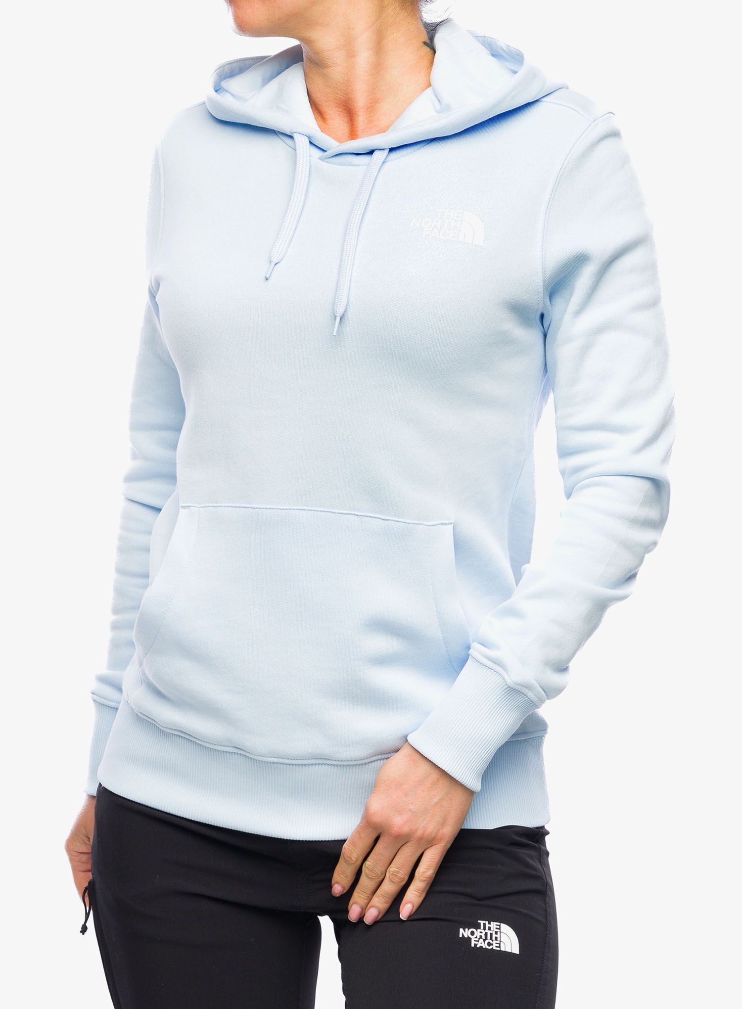 Dámská mikina s kapucí The North Face Simple Dome Hoodie - barely blue