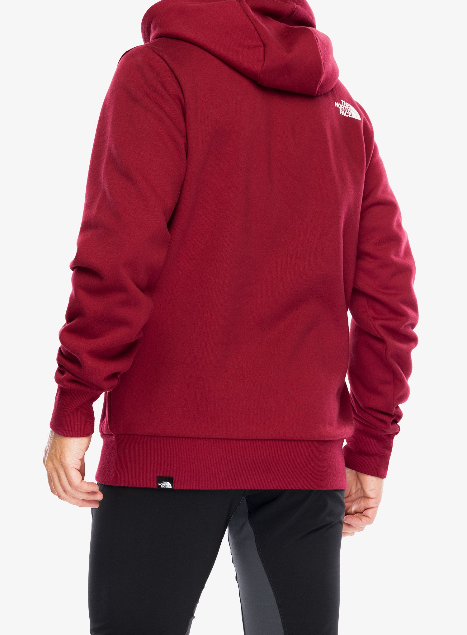 Mikina s kapucí The North Face Simple Dome Hoodie - beetroot