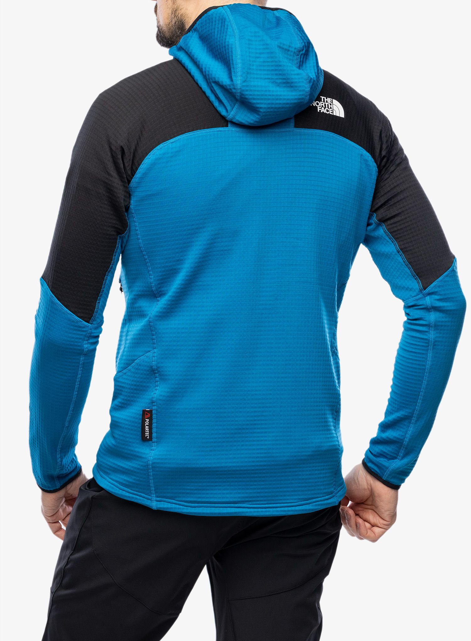 Outdoorova mikina The North Face Stormgap Powergrid Hoodie - adriatic blue