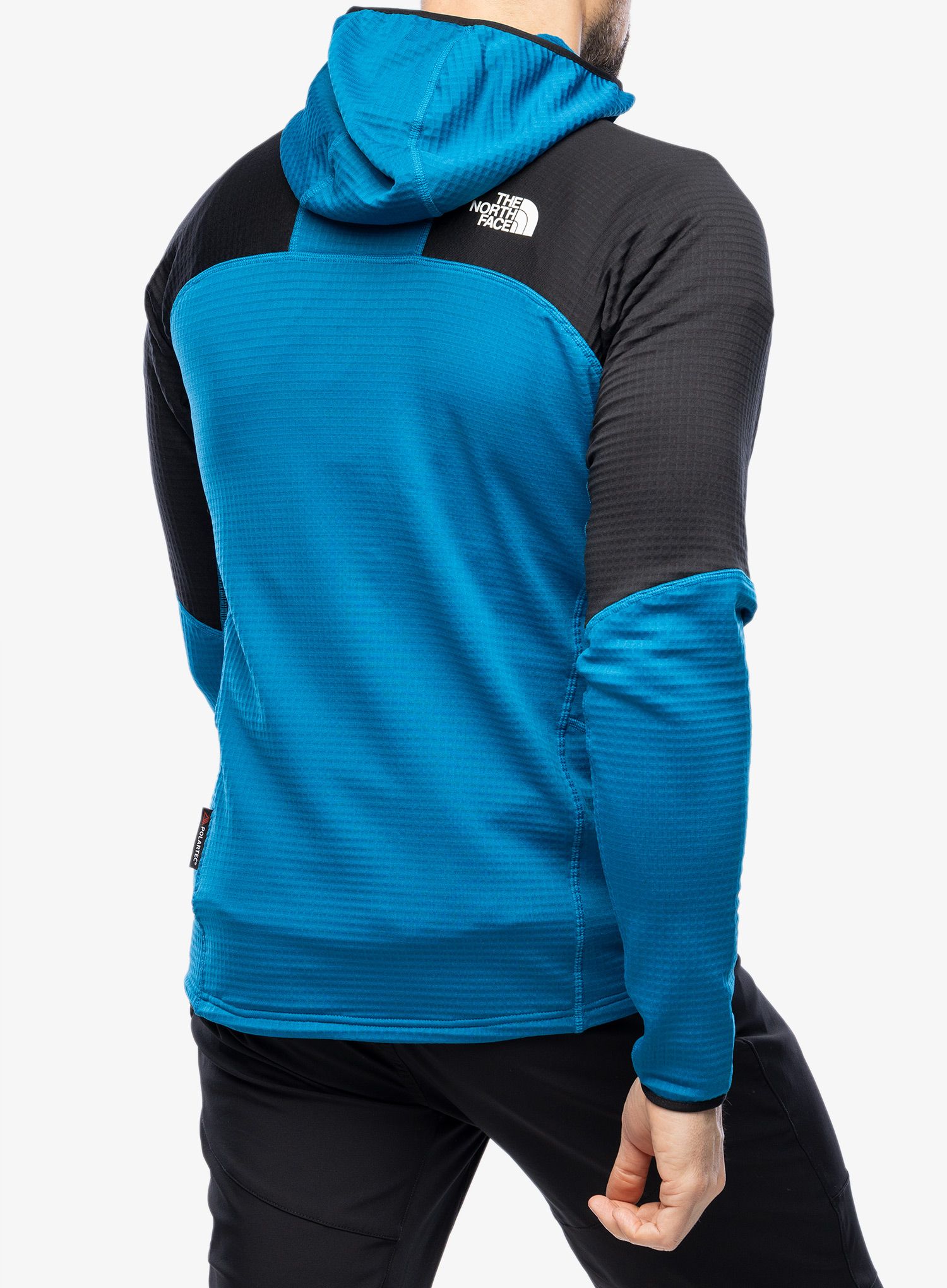 Outdoorova mikina The North Face Stormgap Powergrid Hoodie - adriatic blue
