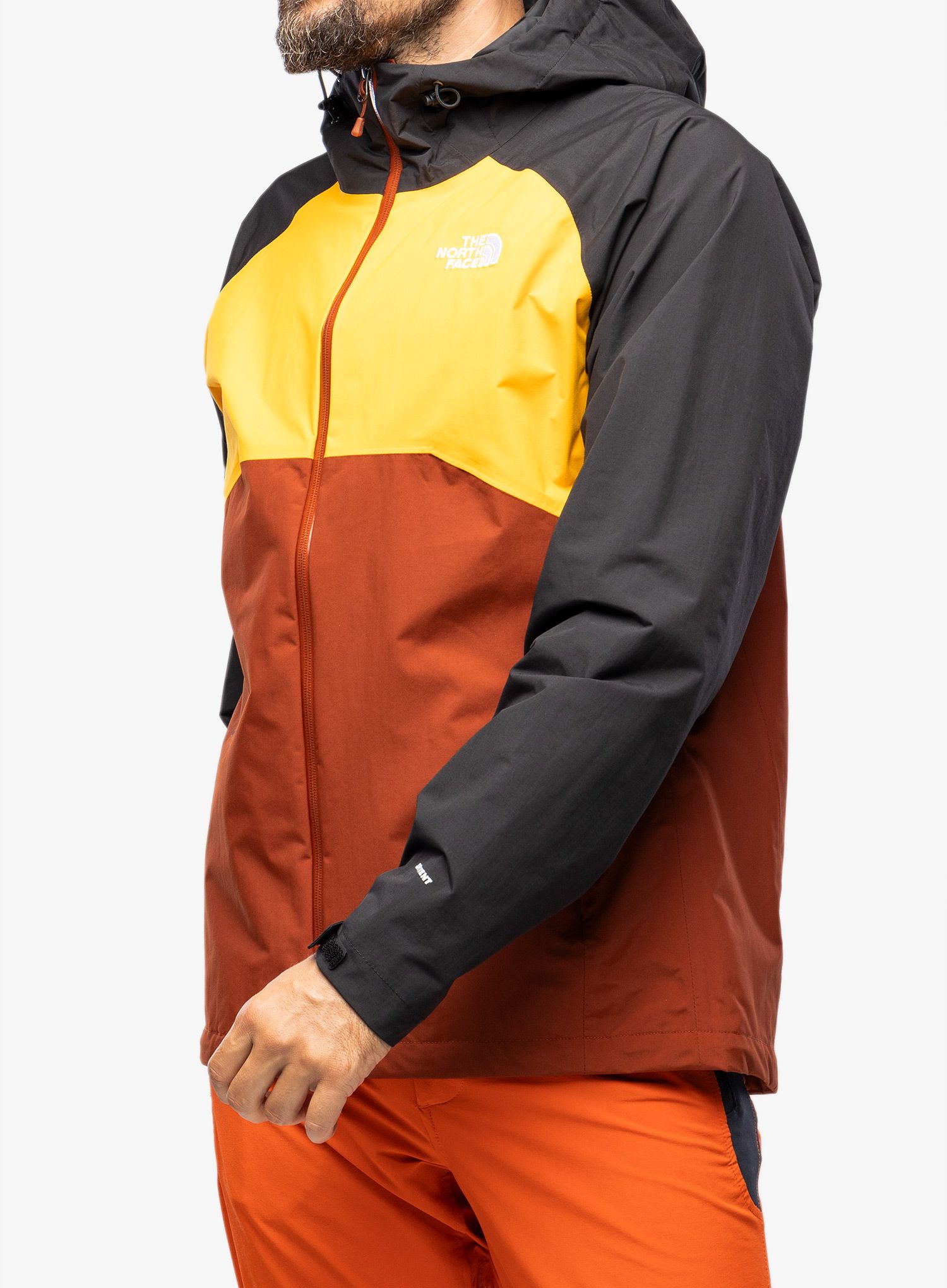 Bunda do deště The North Face Stratos Jacket - brown/gold