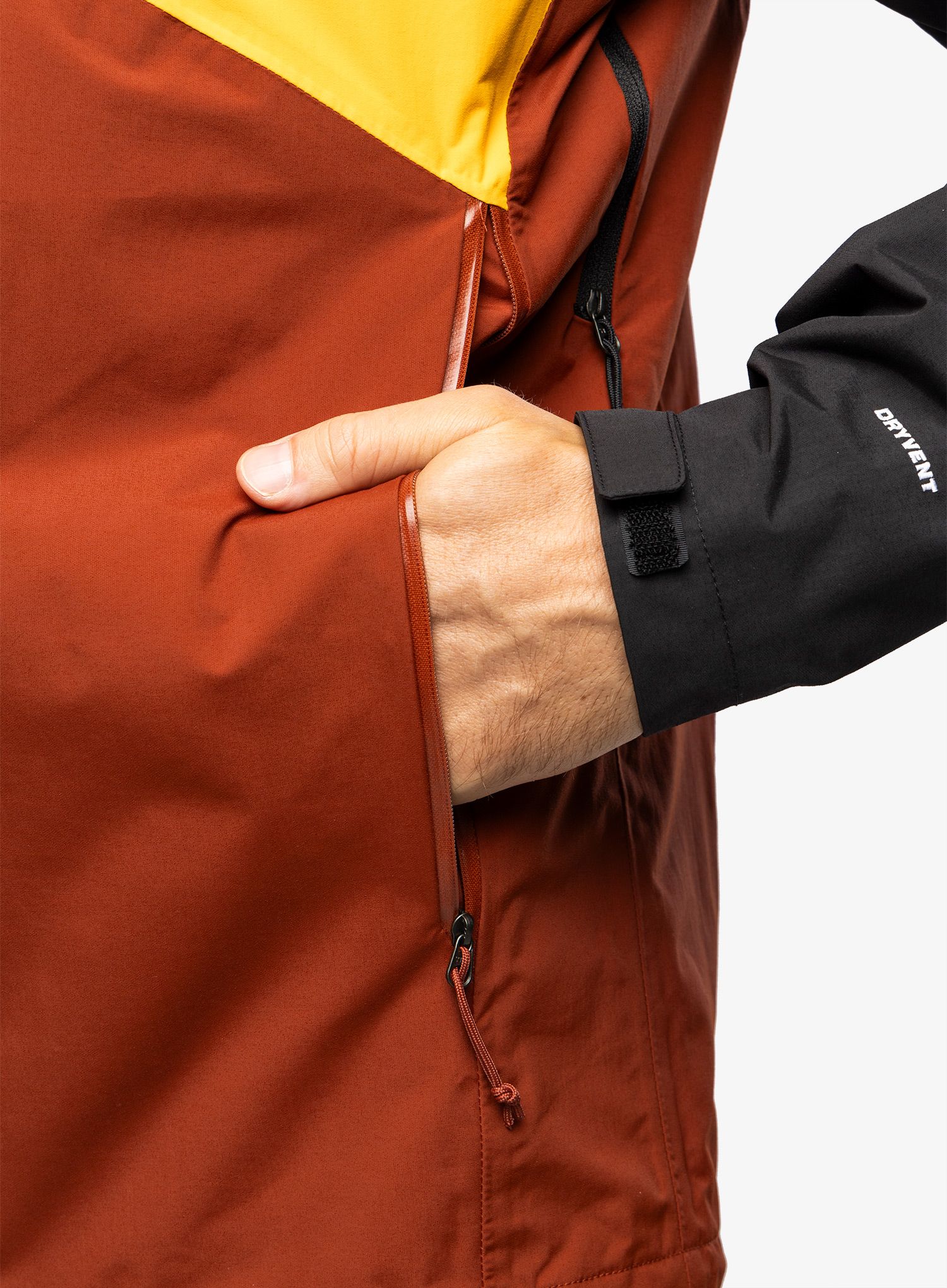 Bunda do deště The North Face Stratos Jacket - brown/gold