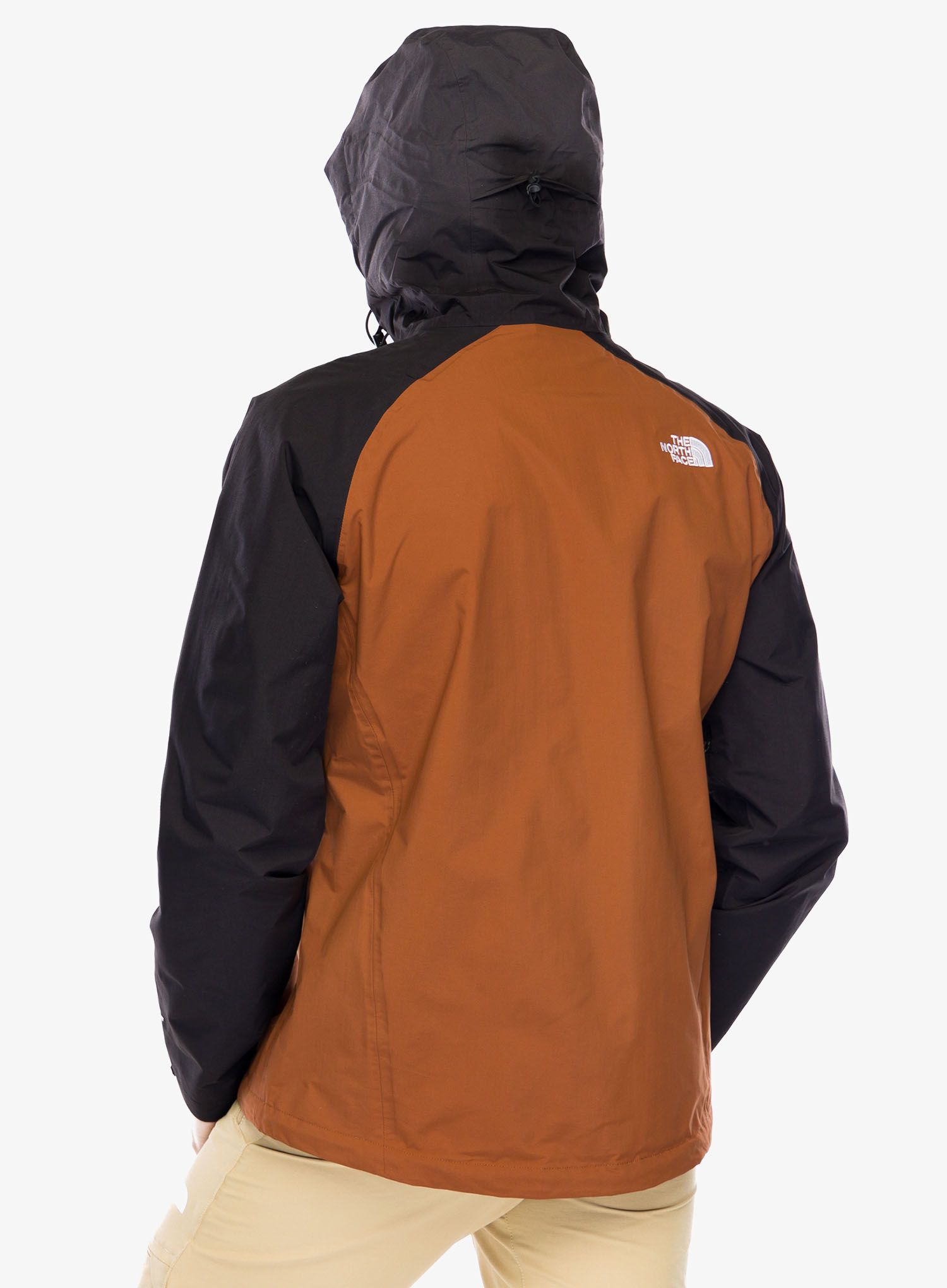 Bunda do deště The North Face Stratos Jacket - brown khaki/black