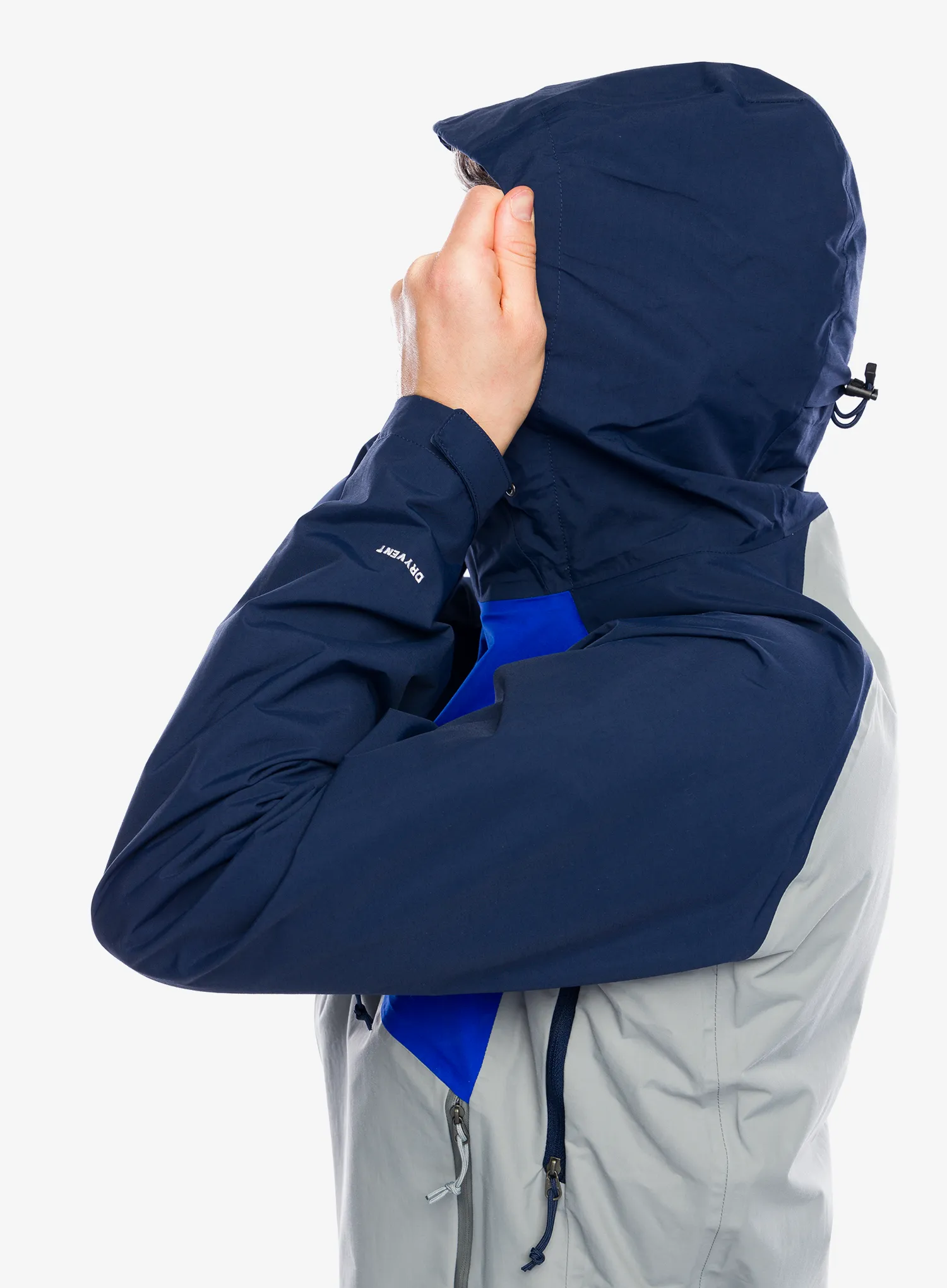 Bunda do deště The North Face Stratos Jacket - monument grey/tnf blue