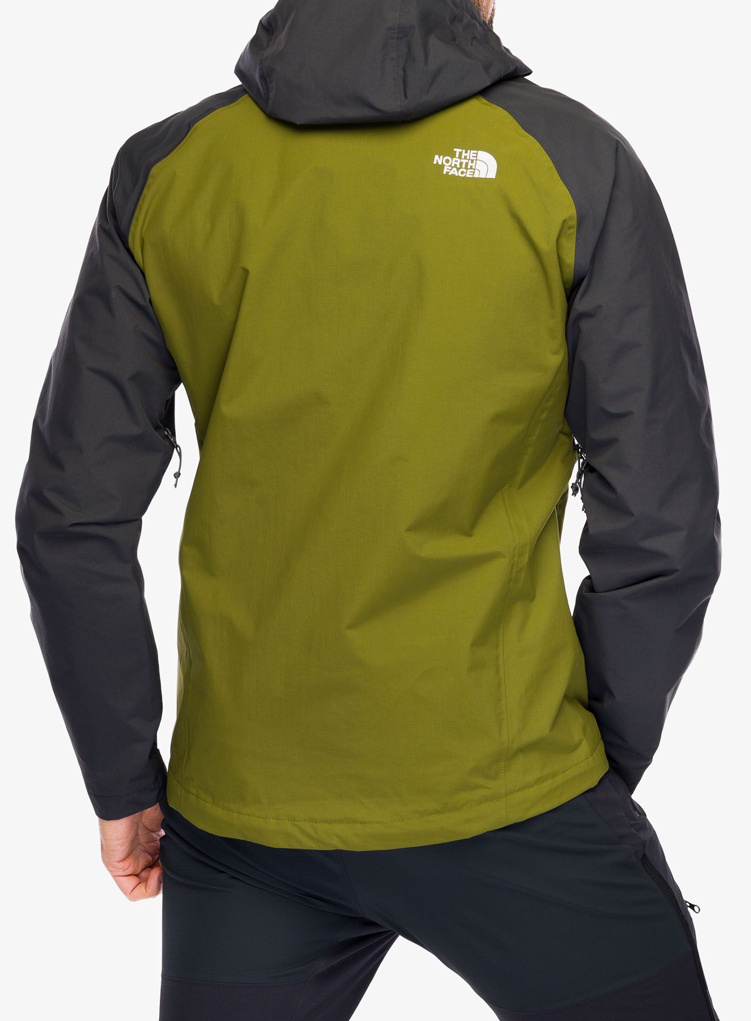 Bunda s membránou The North Face Stratos Jacket - olive/yellow silt