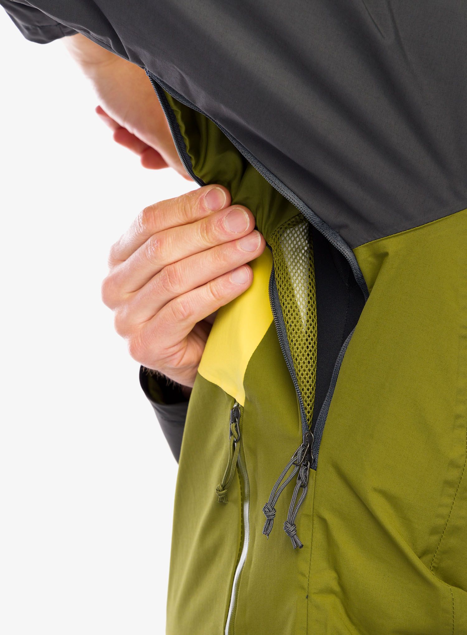 Bunda s membránou The North Face Stratos Jacket - olive/yellow silt
