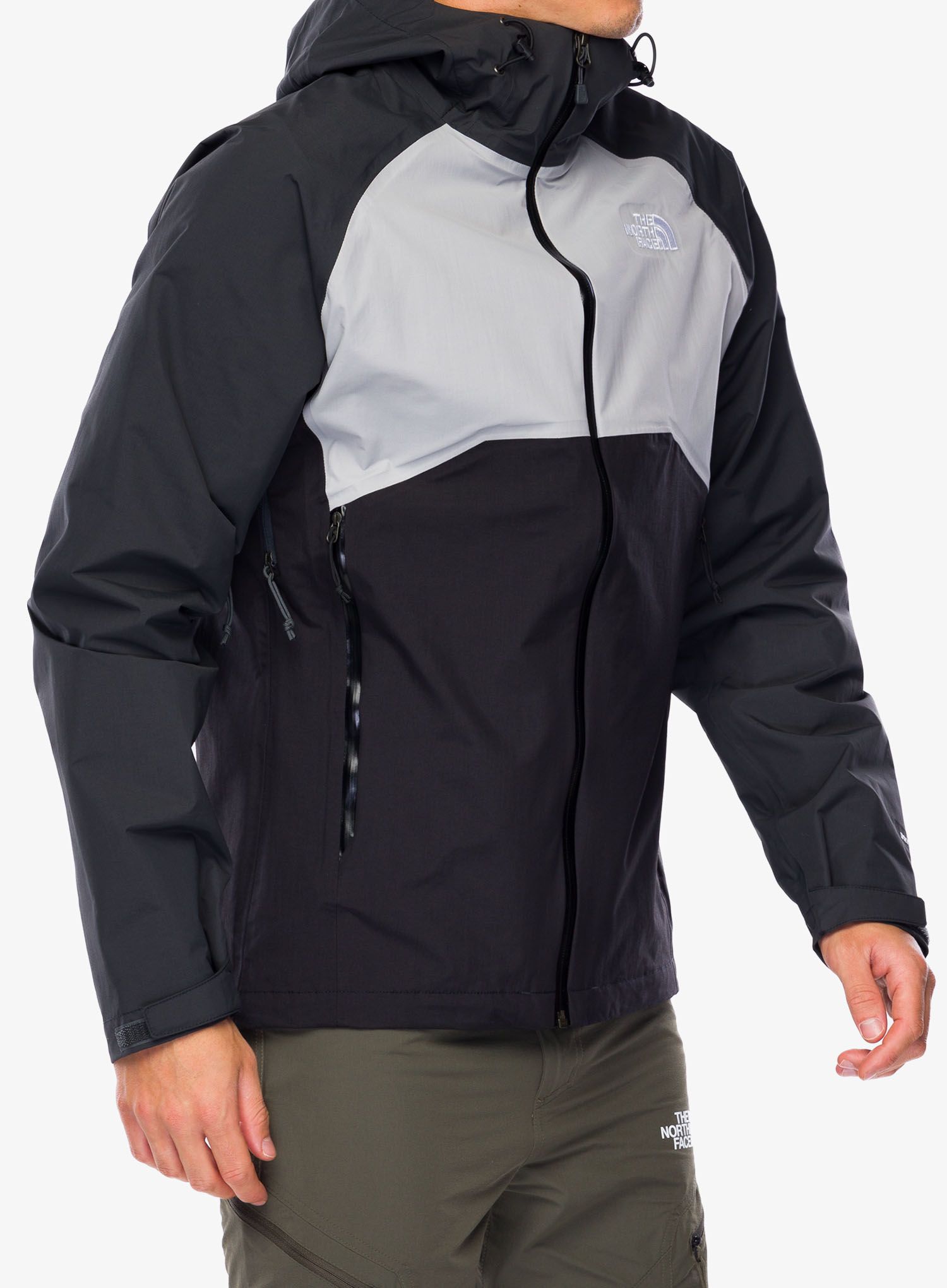 Bunda do deště The North Face Stratos Jacket - tnf black/meld grey