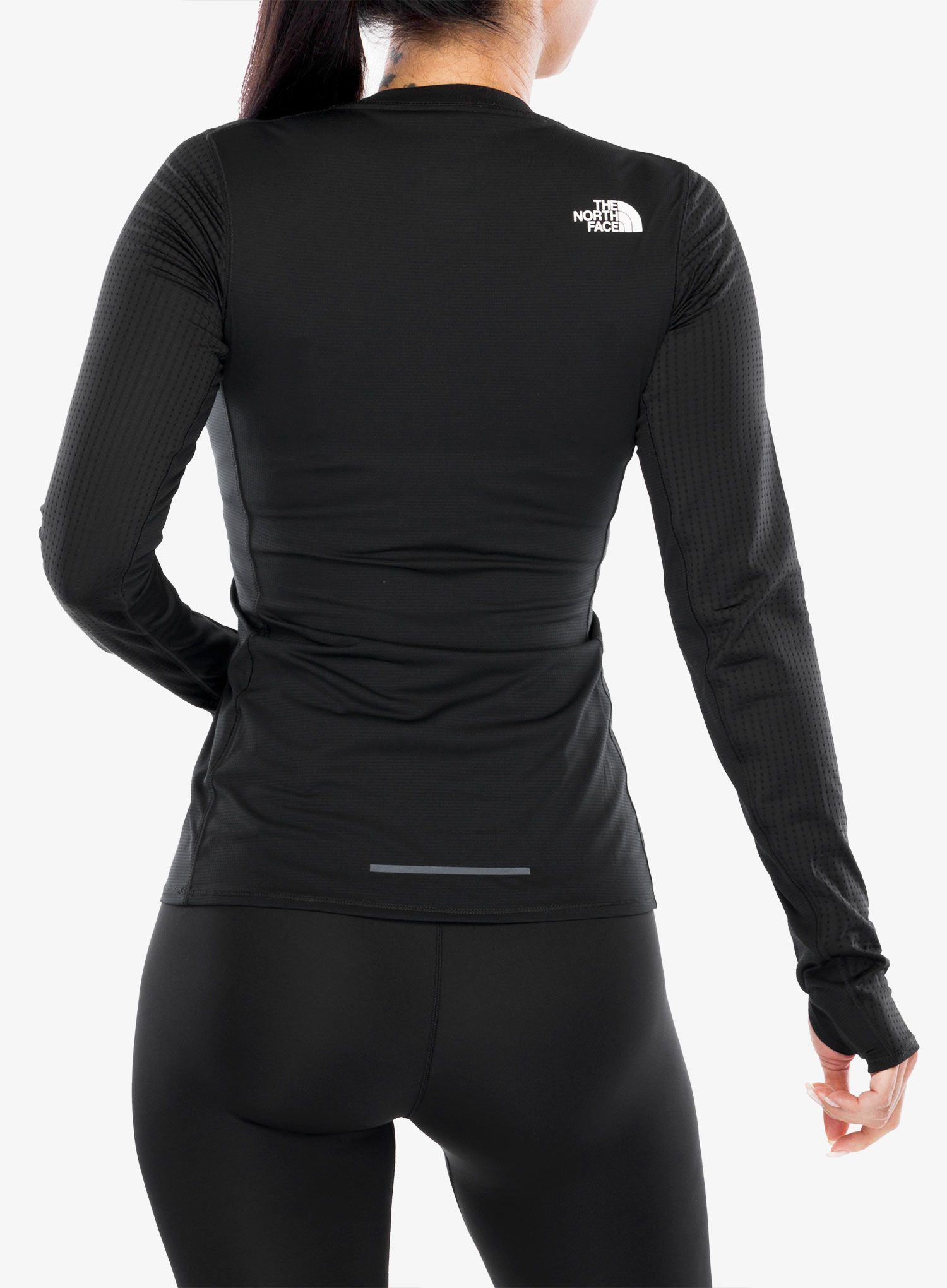 Dámské tričko s dlouhým rukávem The North Face Summit Altimetro Lt Crew - tnf black
