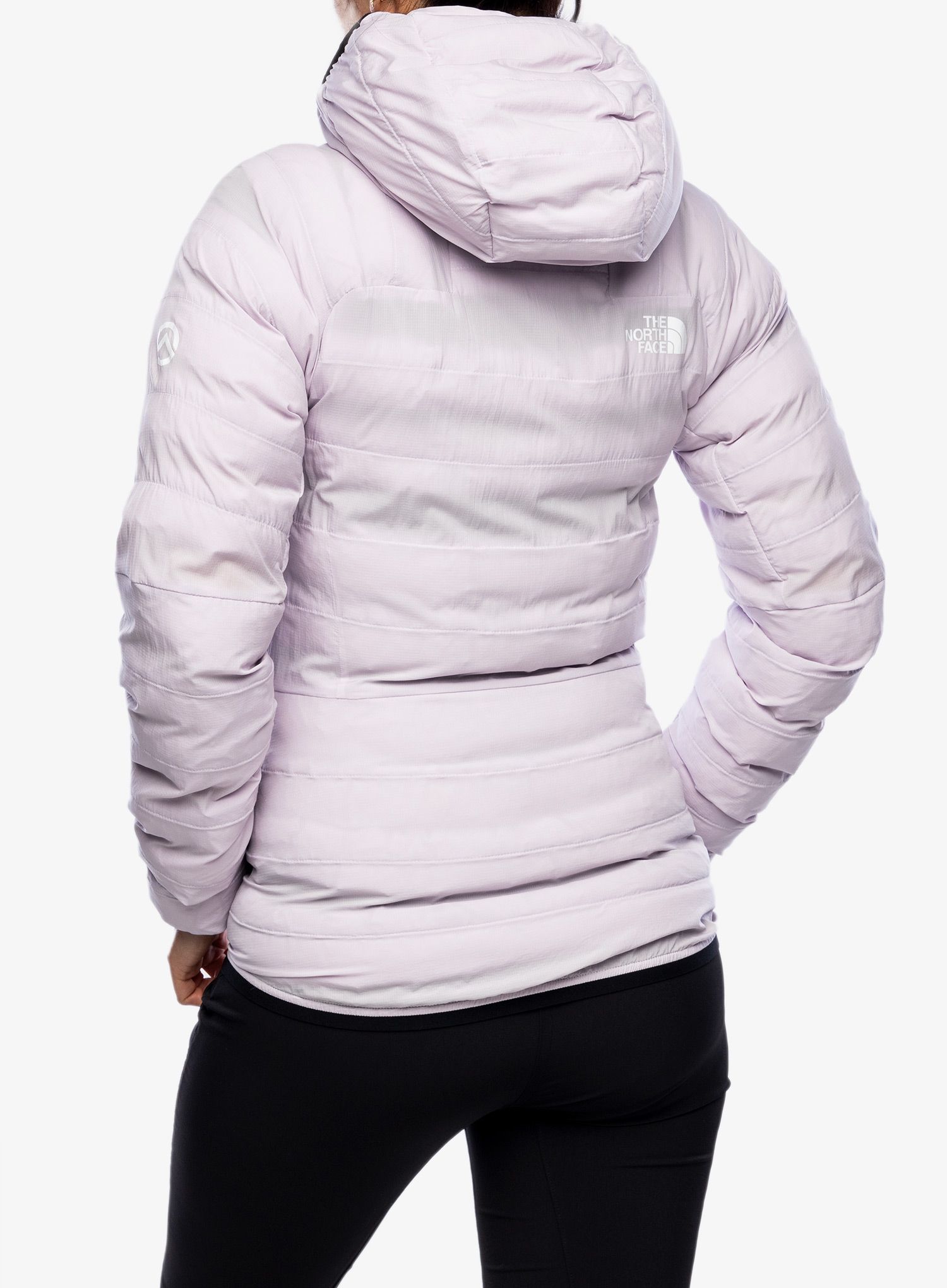 Dámská péřová bunda The North Face Summit Breithorn 50/50 Hoodie - fog