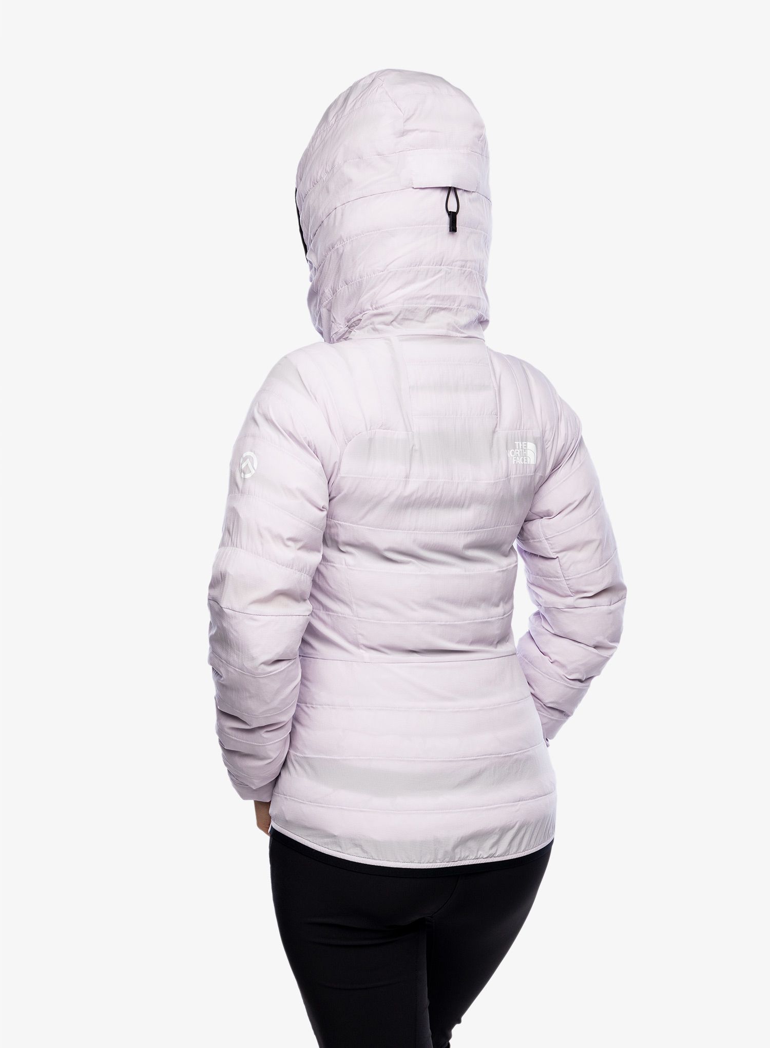 Dámská péřová bunda The North Face Summit Breithorn 50/50 Hoodie - fog