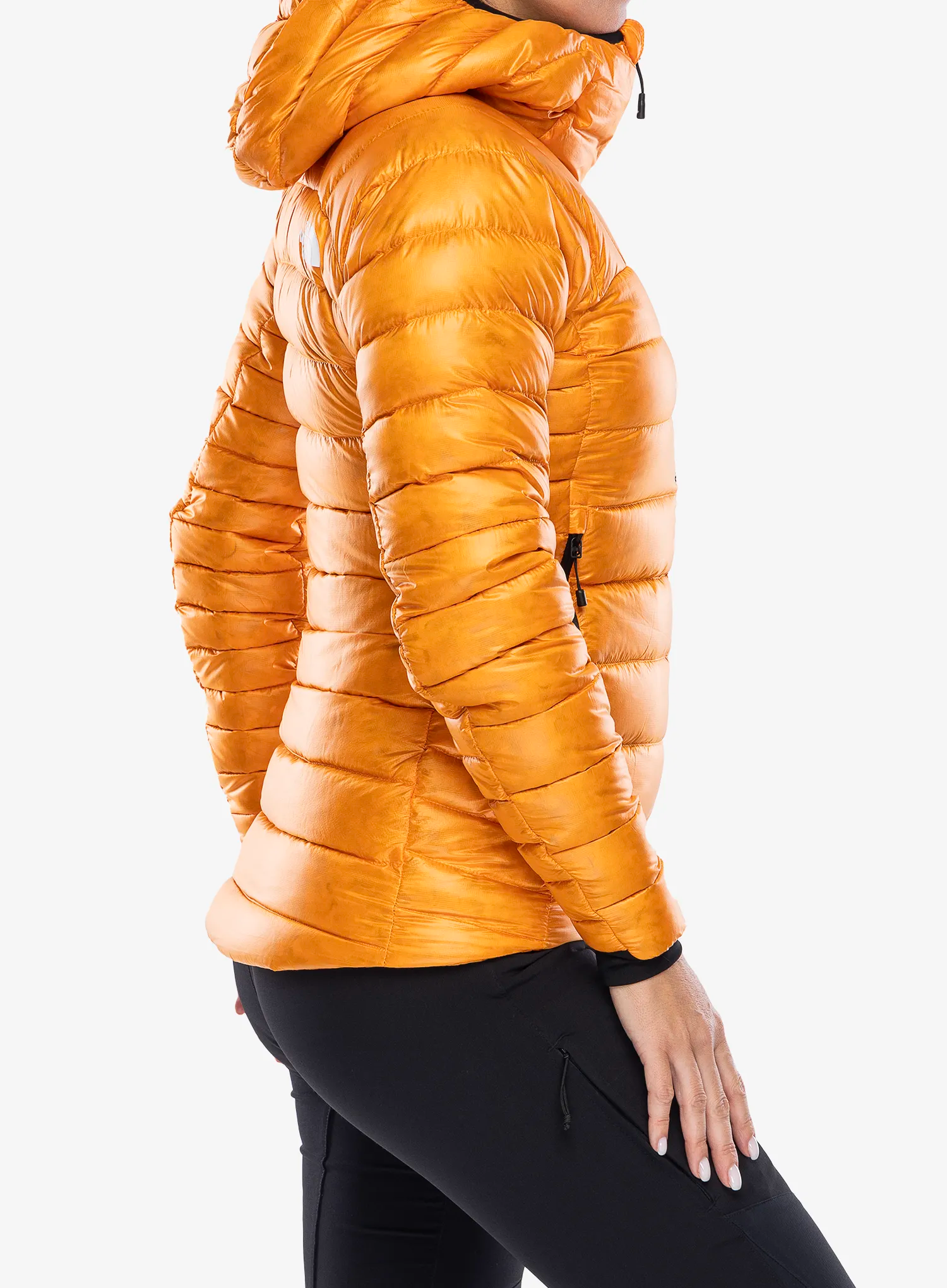 Dámská péřová bunda The North Face Summit Breithorn Hoodie - apricot glaze