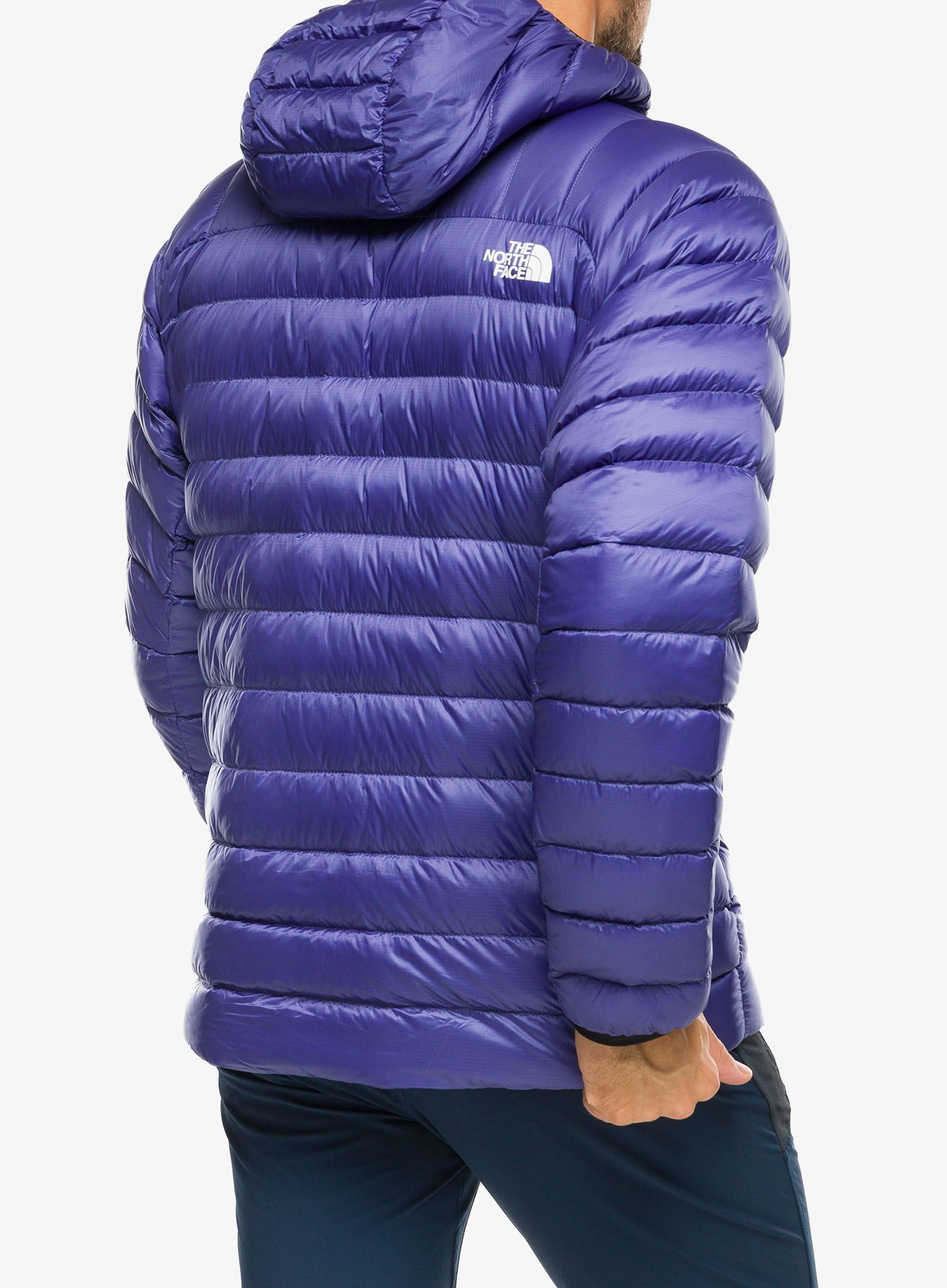 Péřová bunda The North Face Summit Breithorn Hoodie - cave blue