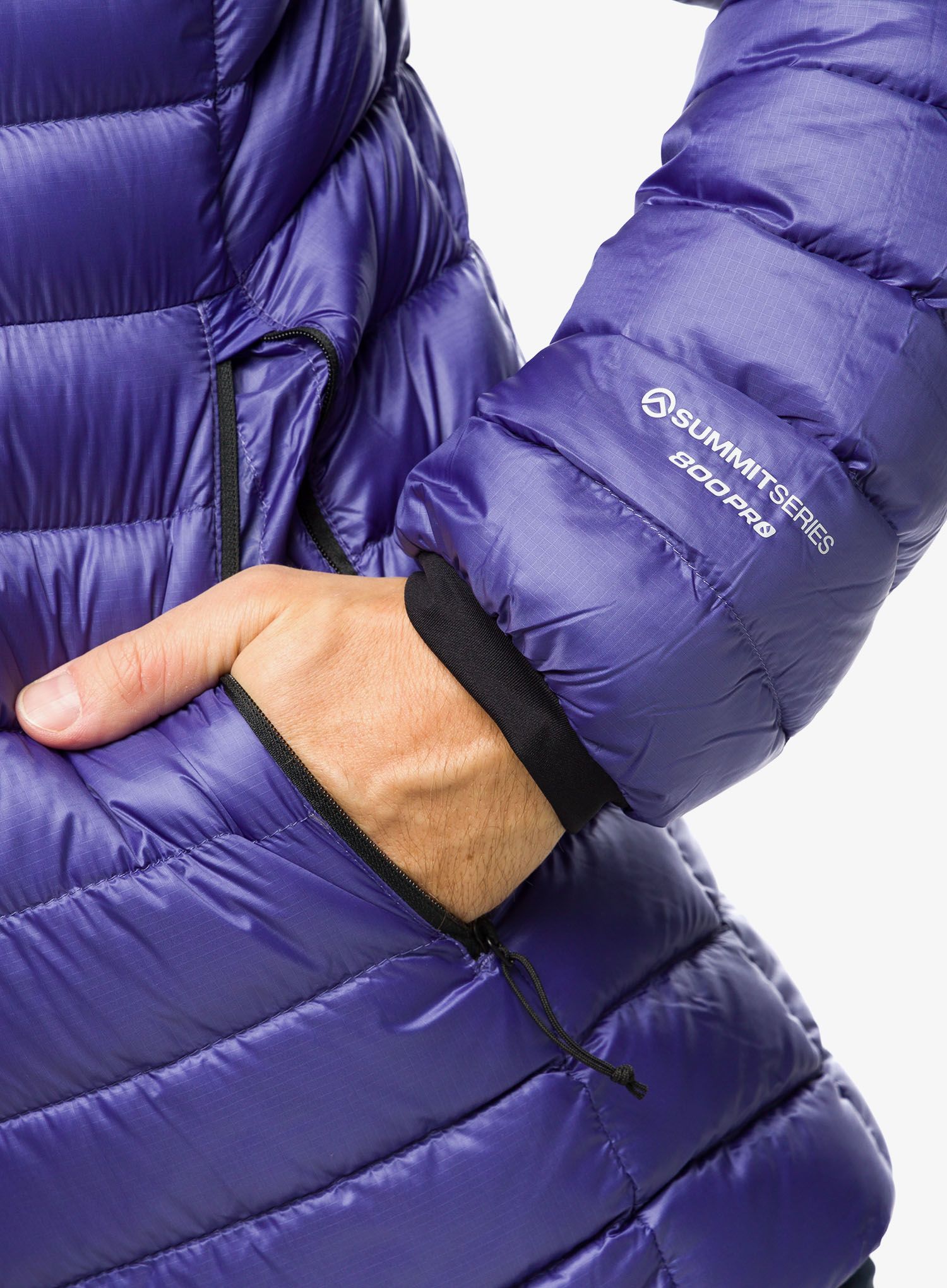 Péřová bunda The North Face Summit Breithorn Hoodie - cave blue