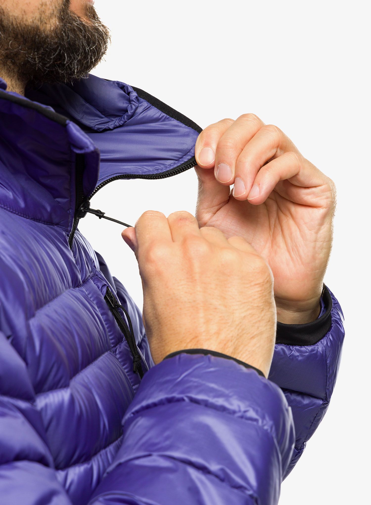 Péřová bunda The North Face Summit Breithorn Hoodie - cave blue