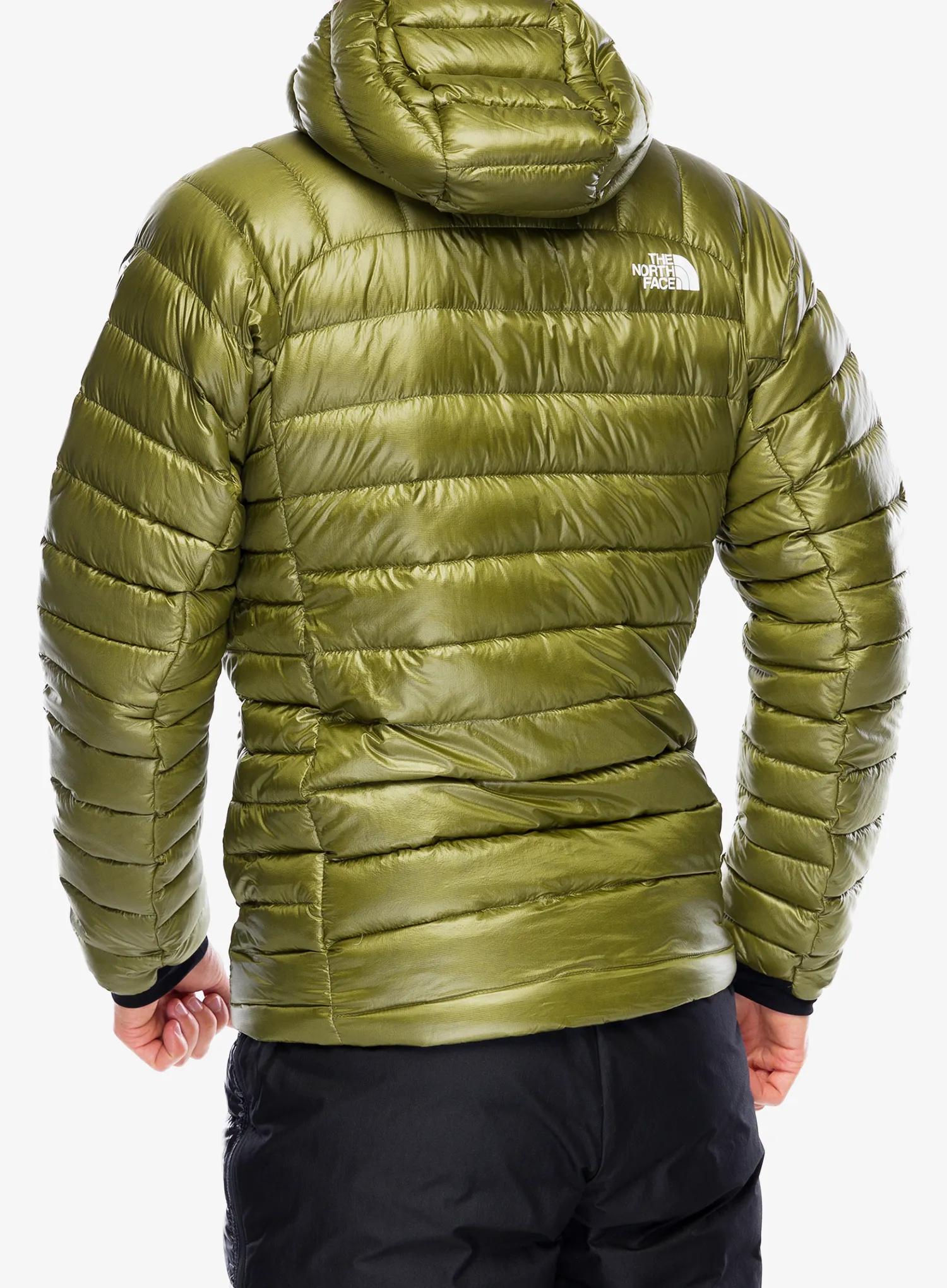 Péřová bunda The North Face Summit Breithorn Hoodie - forest olive