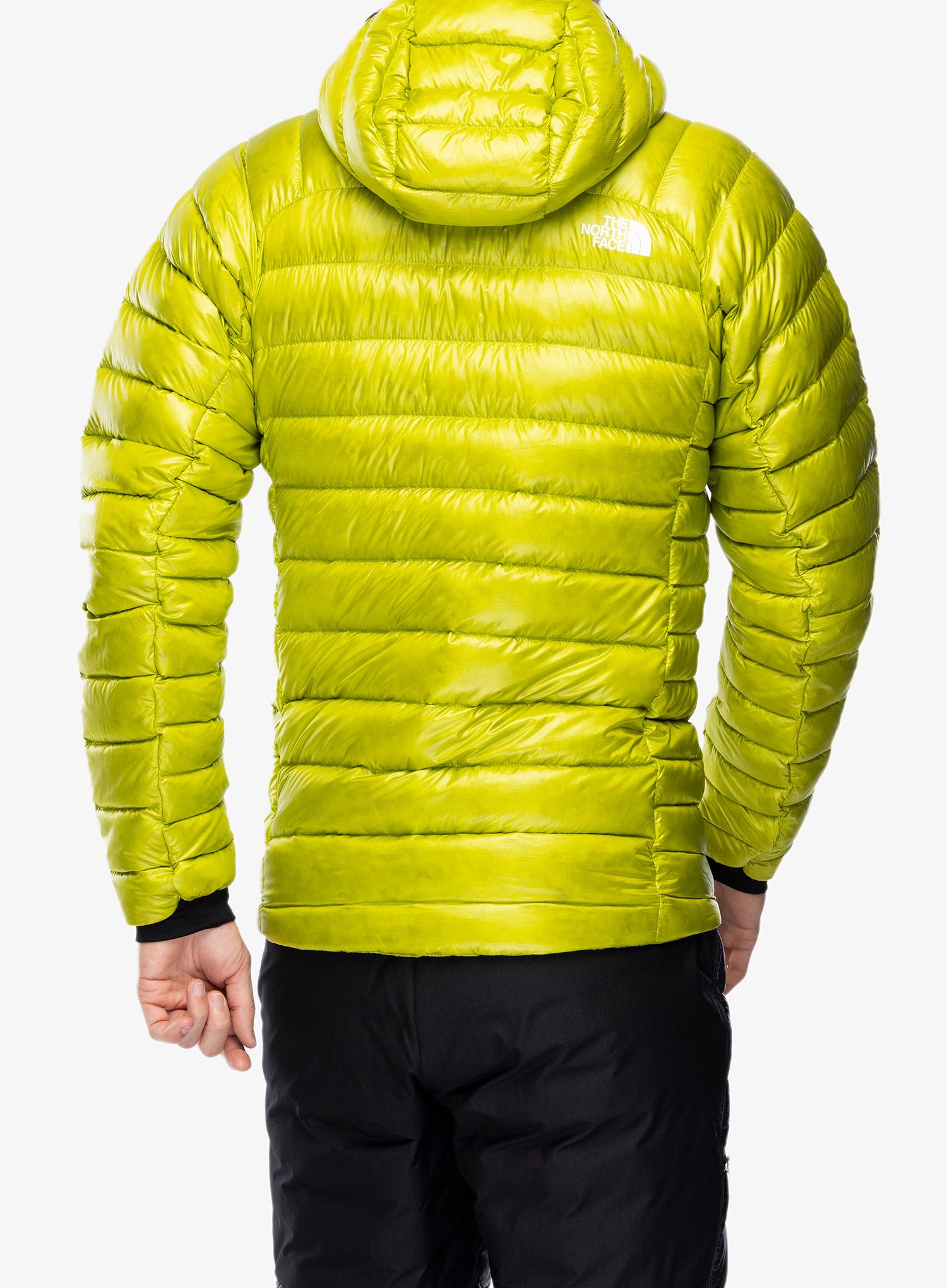Péřová bunda The North Face Summit Breithorn Hoodie - meadow grass
