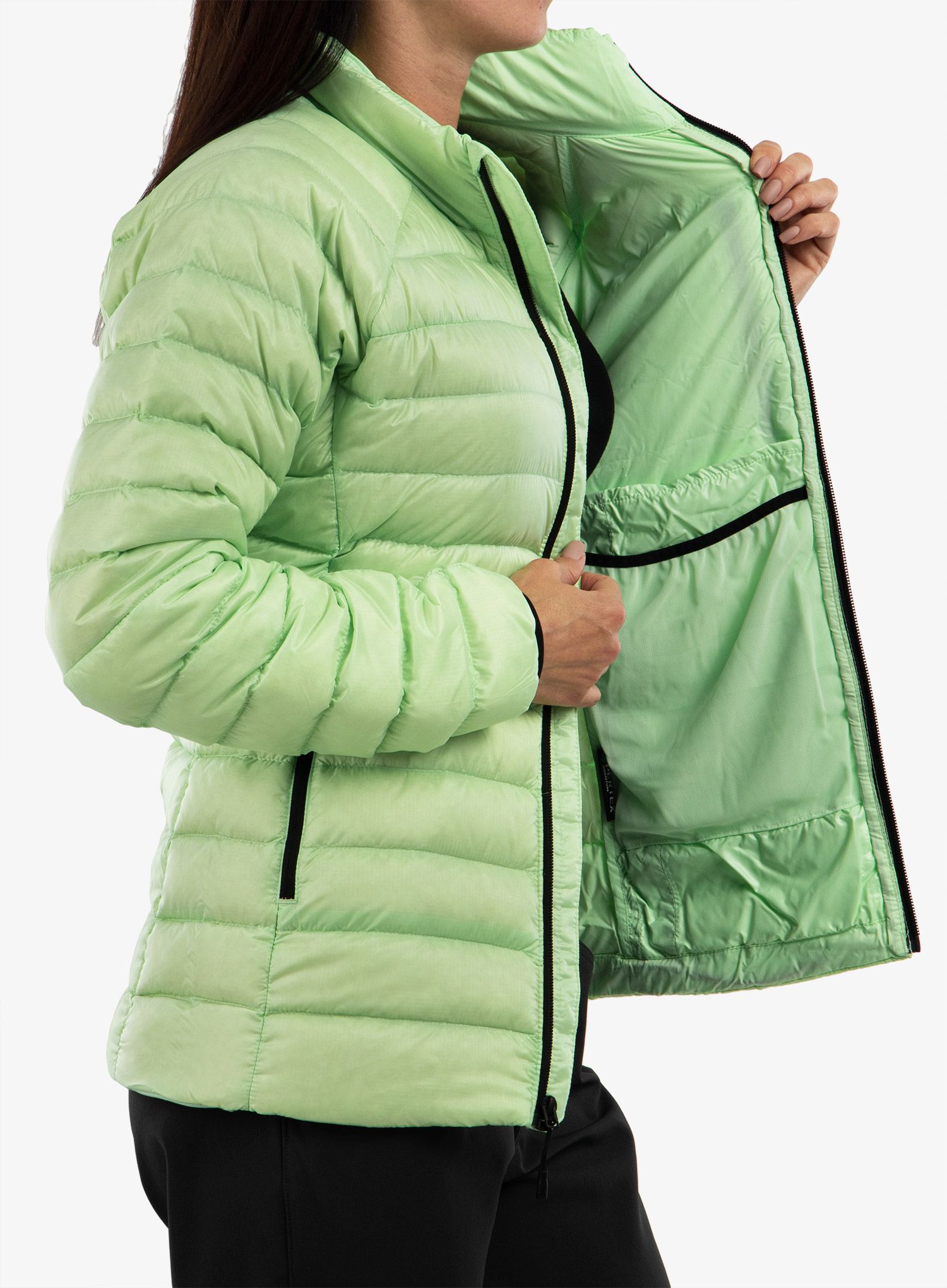Dámská péřová bunda The North Face Summit Breithorn Jacket - patina green