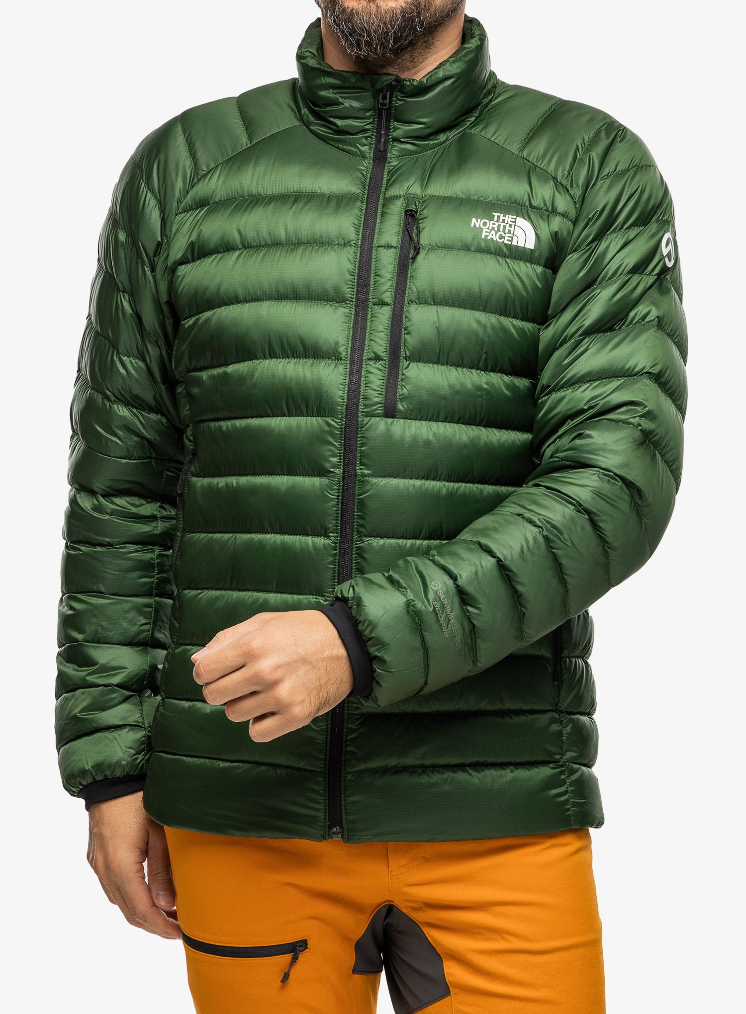 Péřová bunda pánská The North Face Summit Breithorn Jacket - pine needle