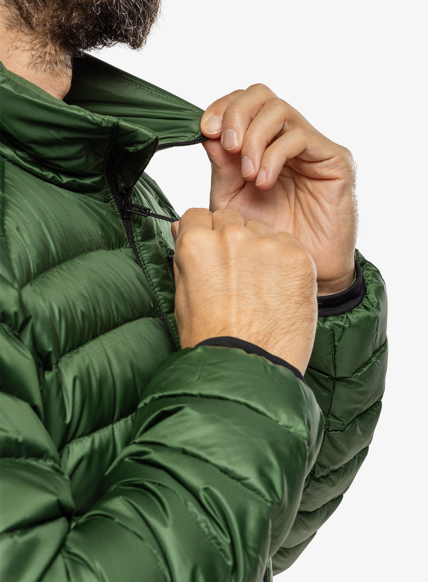 Péřová bunda pánská The North Face Summit Breithorn Jacket - pine needle