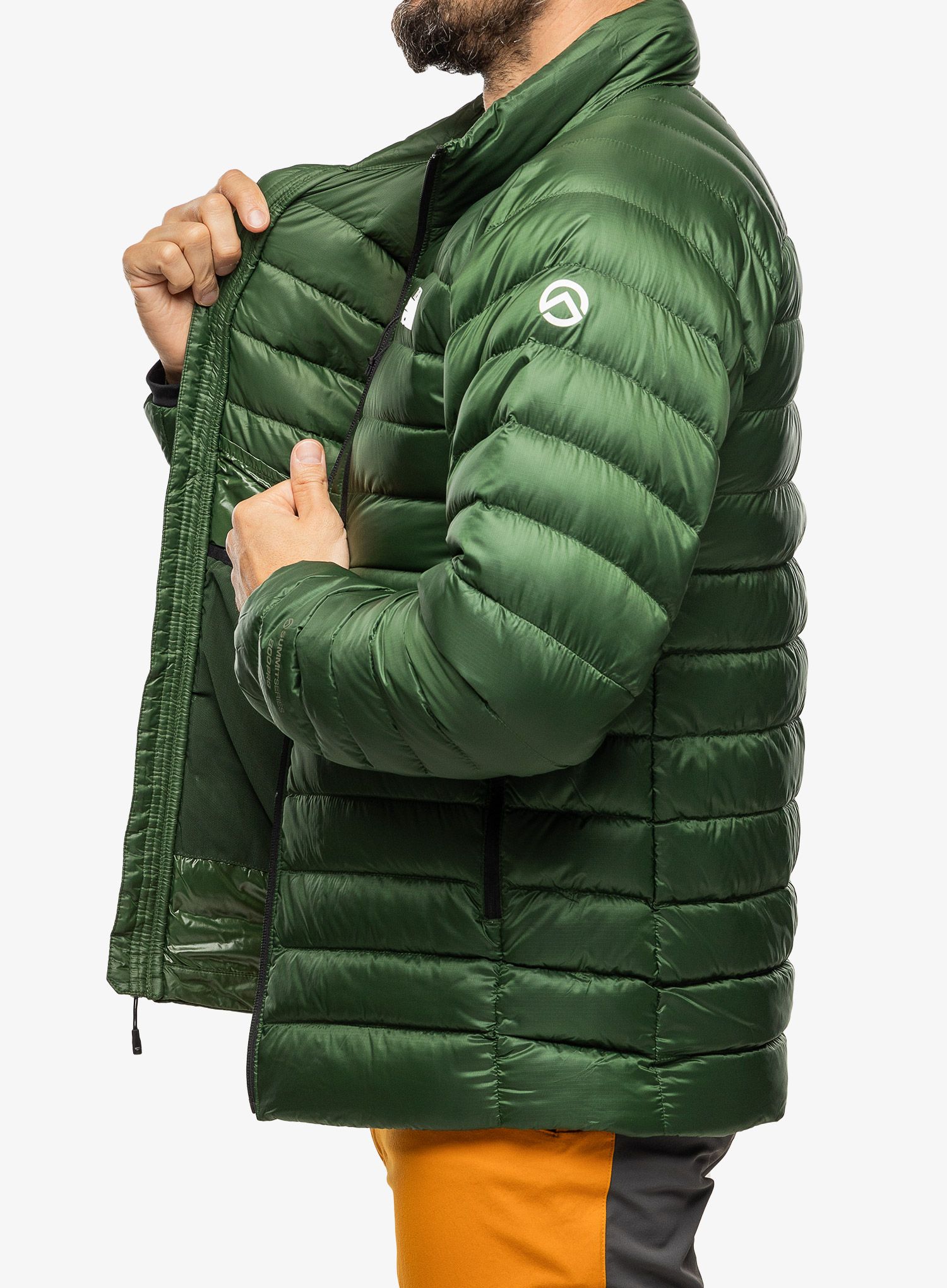 Péřová bunda pánská The North Face Summit Breithorn Jacket - pine needle