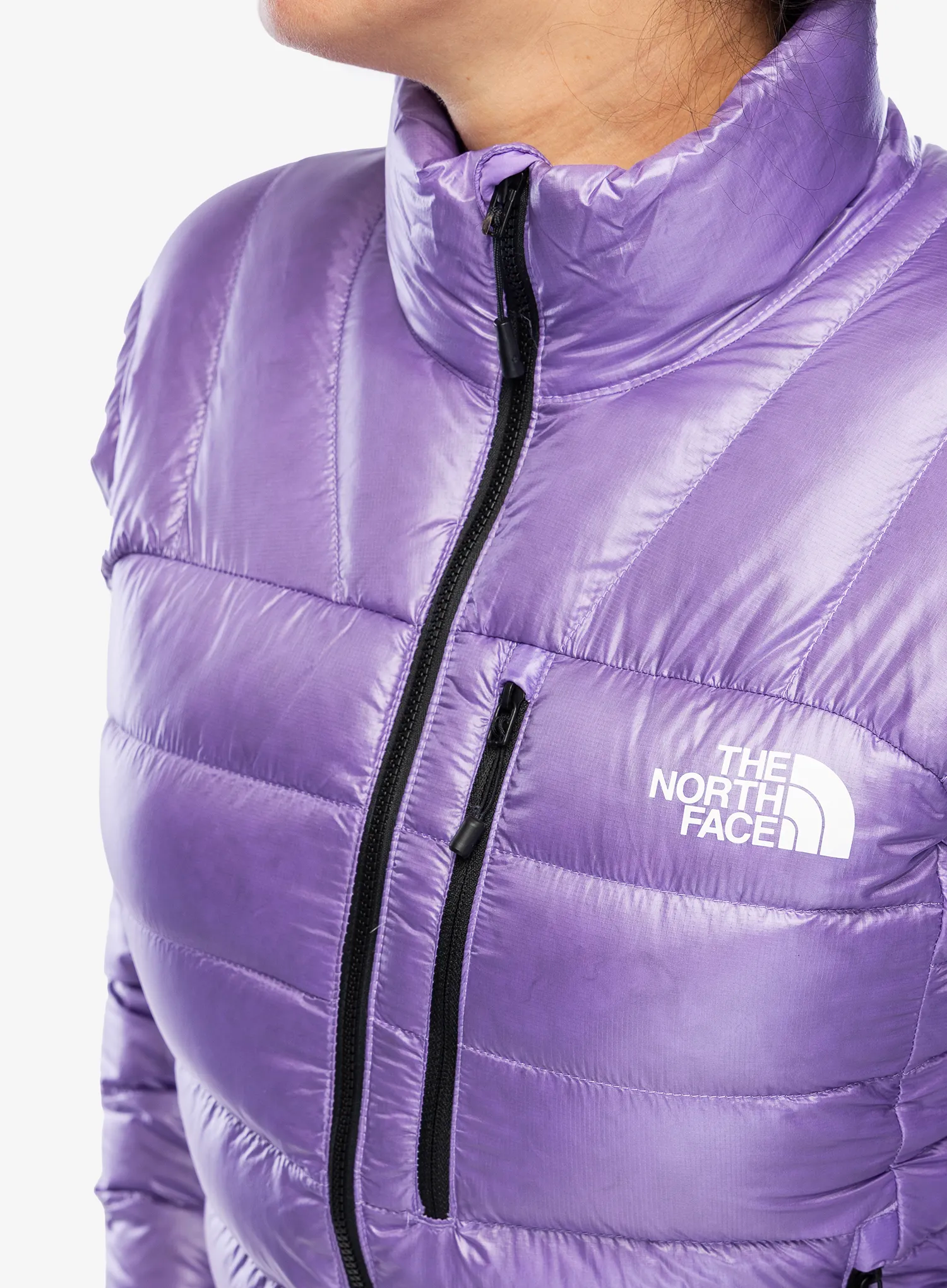 Dámská péřová bunda The North Face Summit Breithorn Jacket - purple granite