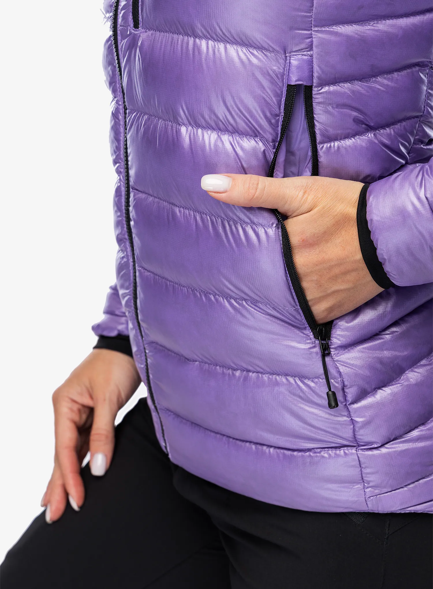 Dámská péřová bunda The North Face Summit Breithorn Jacket - purple granite