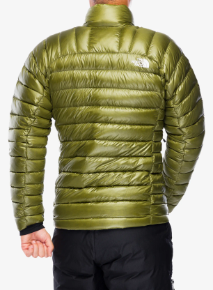 Péřová bunda The North Face Summit Breithorn Jacket - forest olive