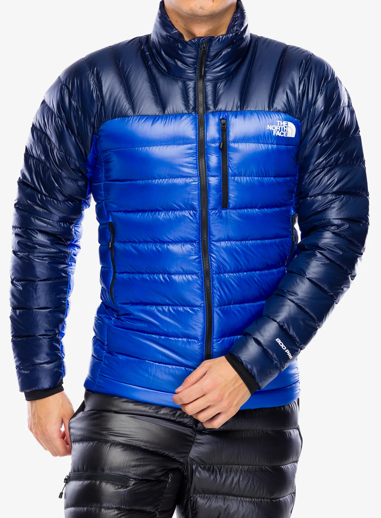 Péřová bunda The North Face Summit Breithorn Jacket - tnf blue/eagle blue