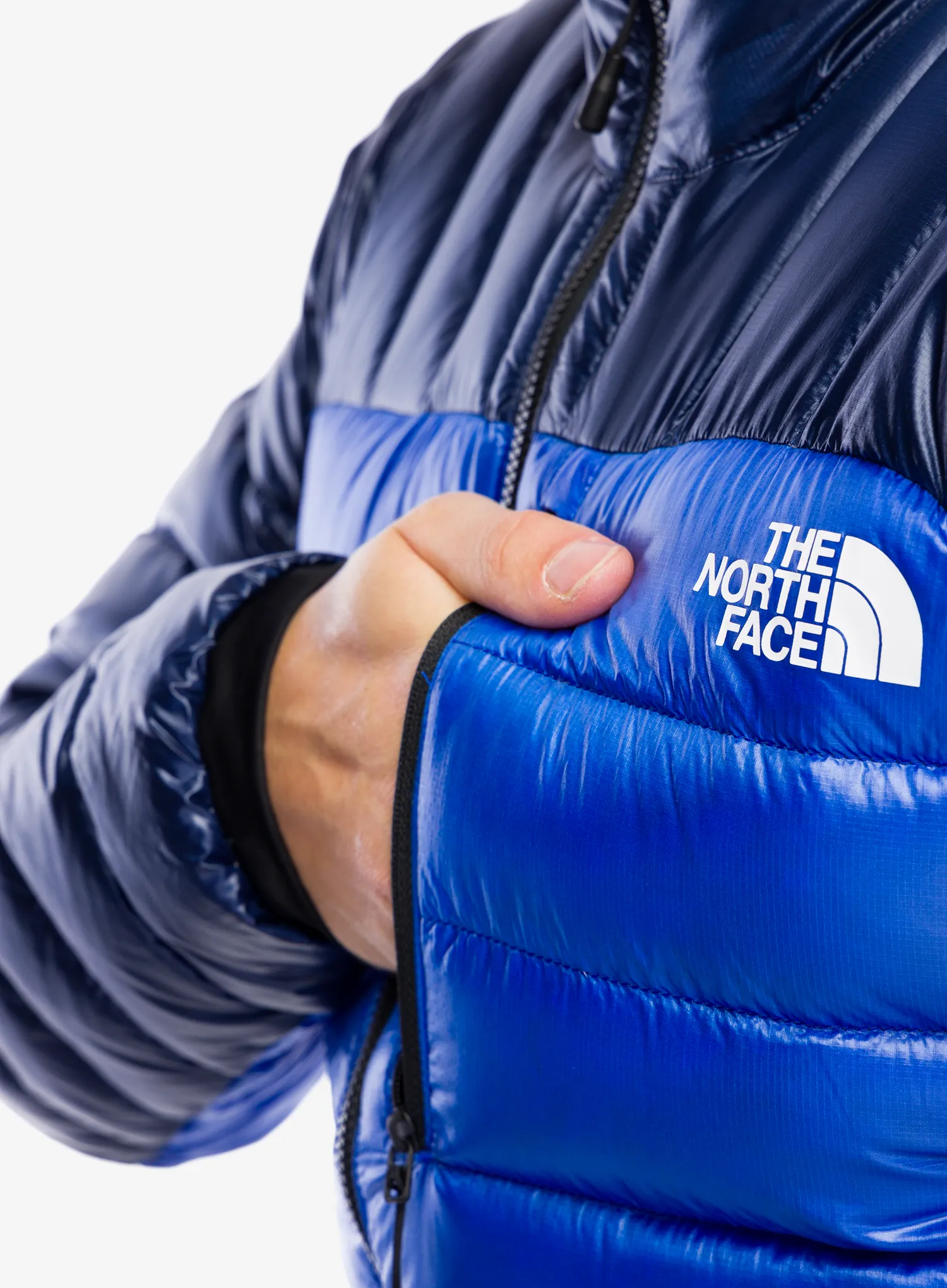 Péřová bunda The North Face Summit Breithorn Jacket - tnf blue/eagle blue