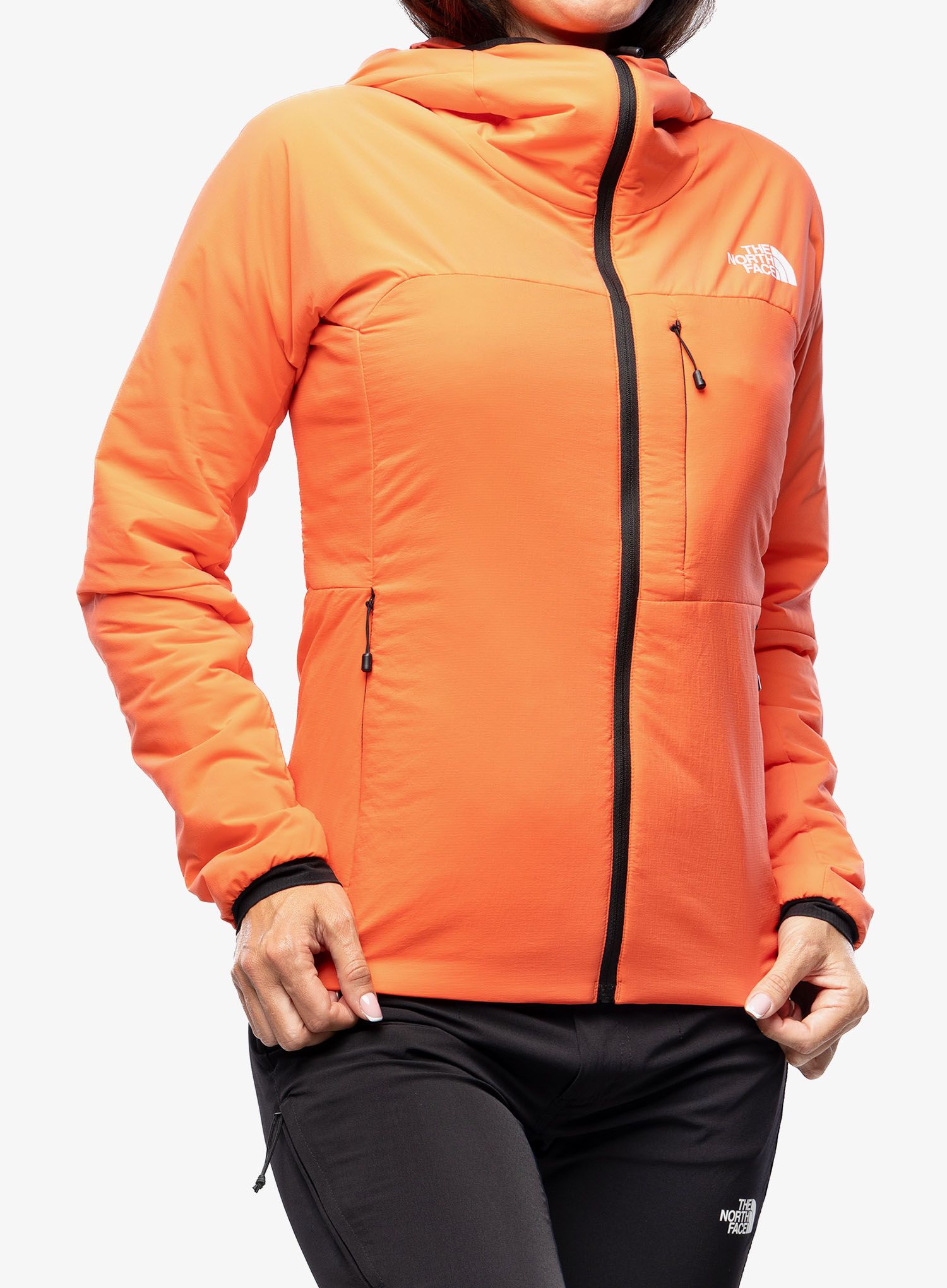 Zateplená bunda dámská The North Face Summit Casaval Hoodie - orange