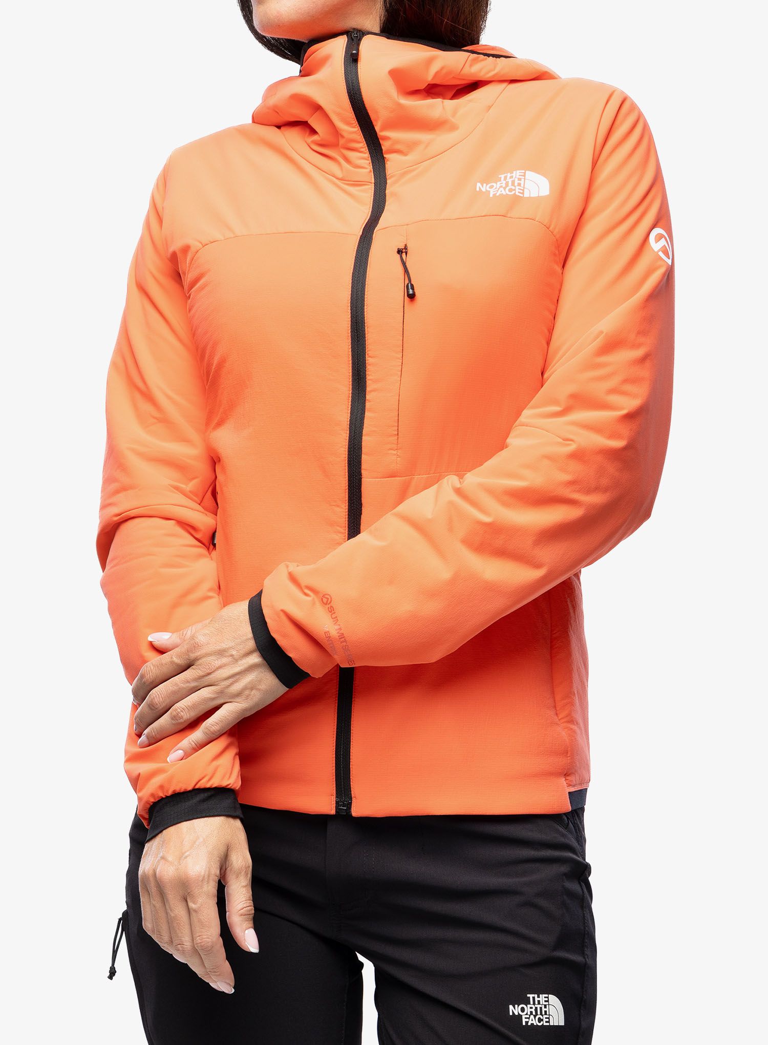 Zateplená bunda dámská The North Face Summit Casaval Hoodie - orange