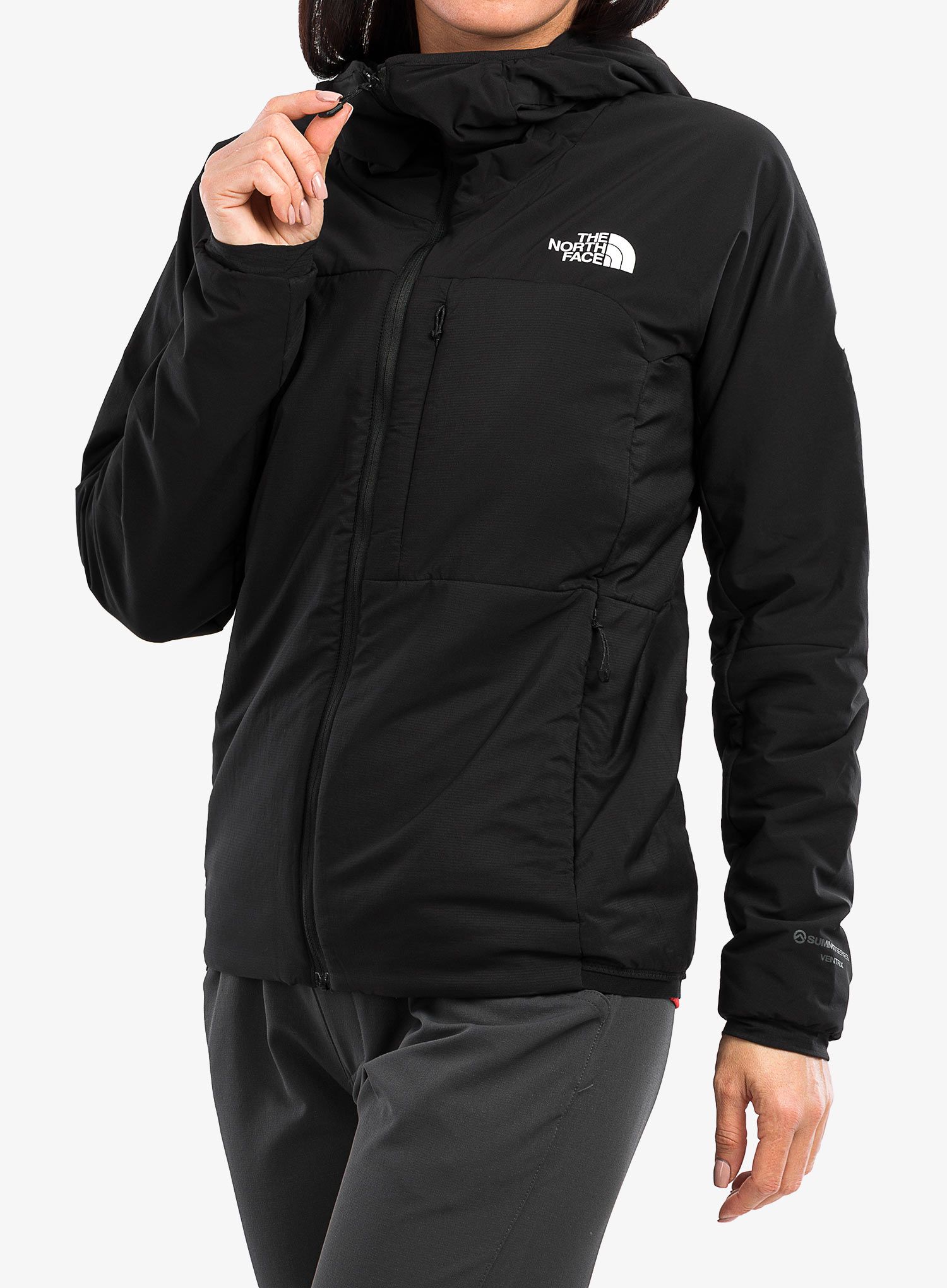 Dámská izolovana bunda The North Face Summit Casaval Hoodie - tnf black
