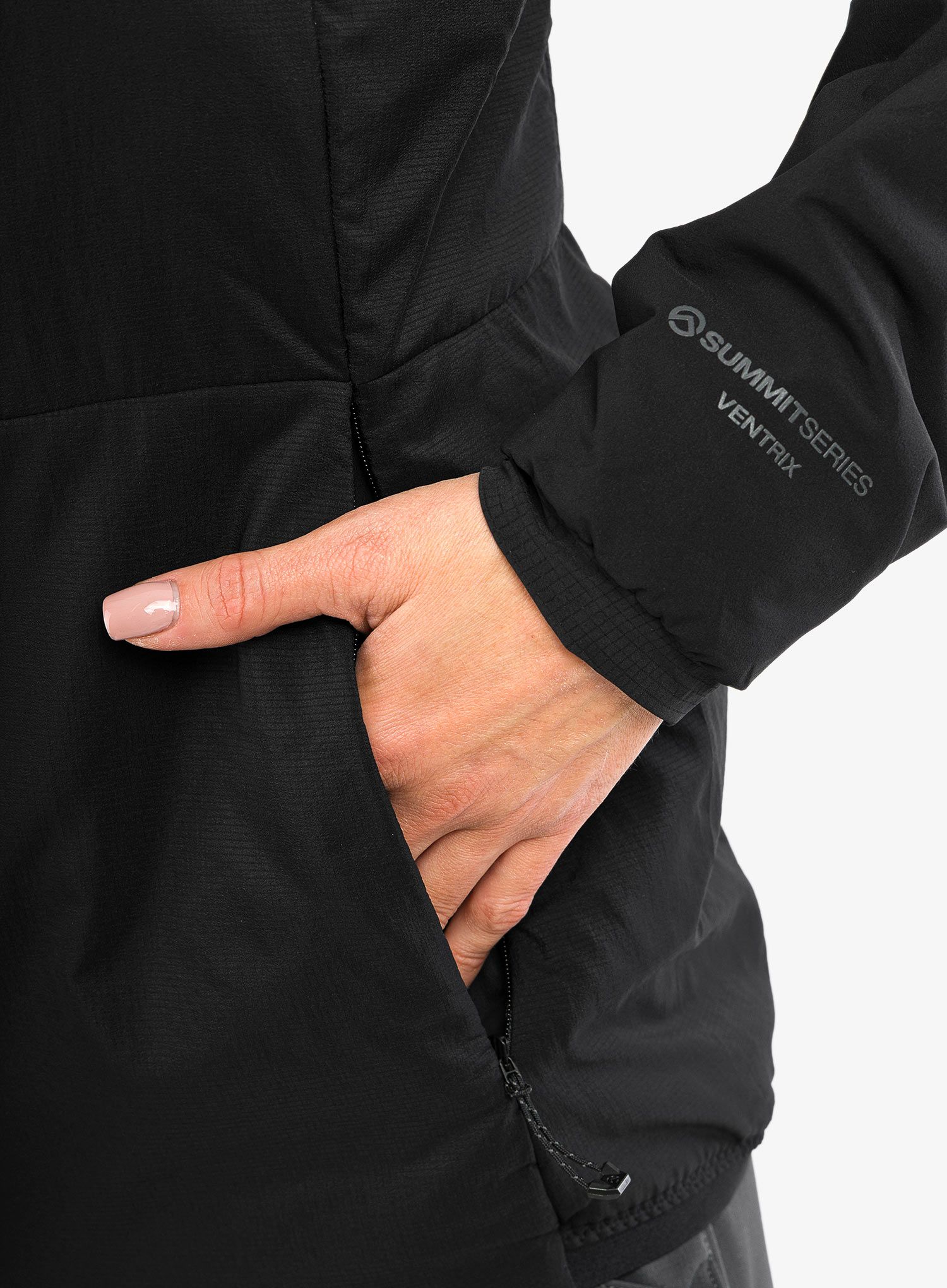 Dámská izolovana bunda The North Face Summit Casaval Hoodie - tnf black