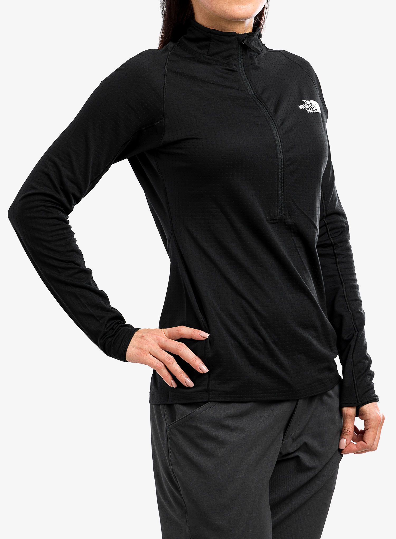 Dámská termální mikina The North Face Summit Edge 1/2 Zip - tnf black