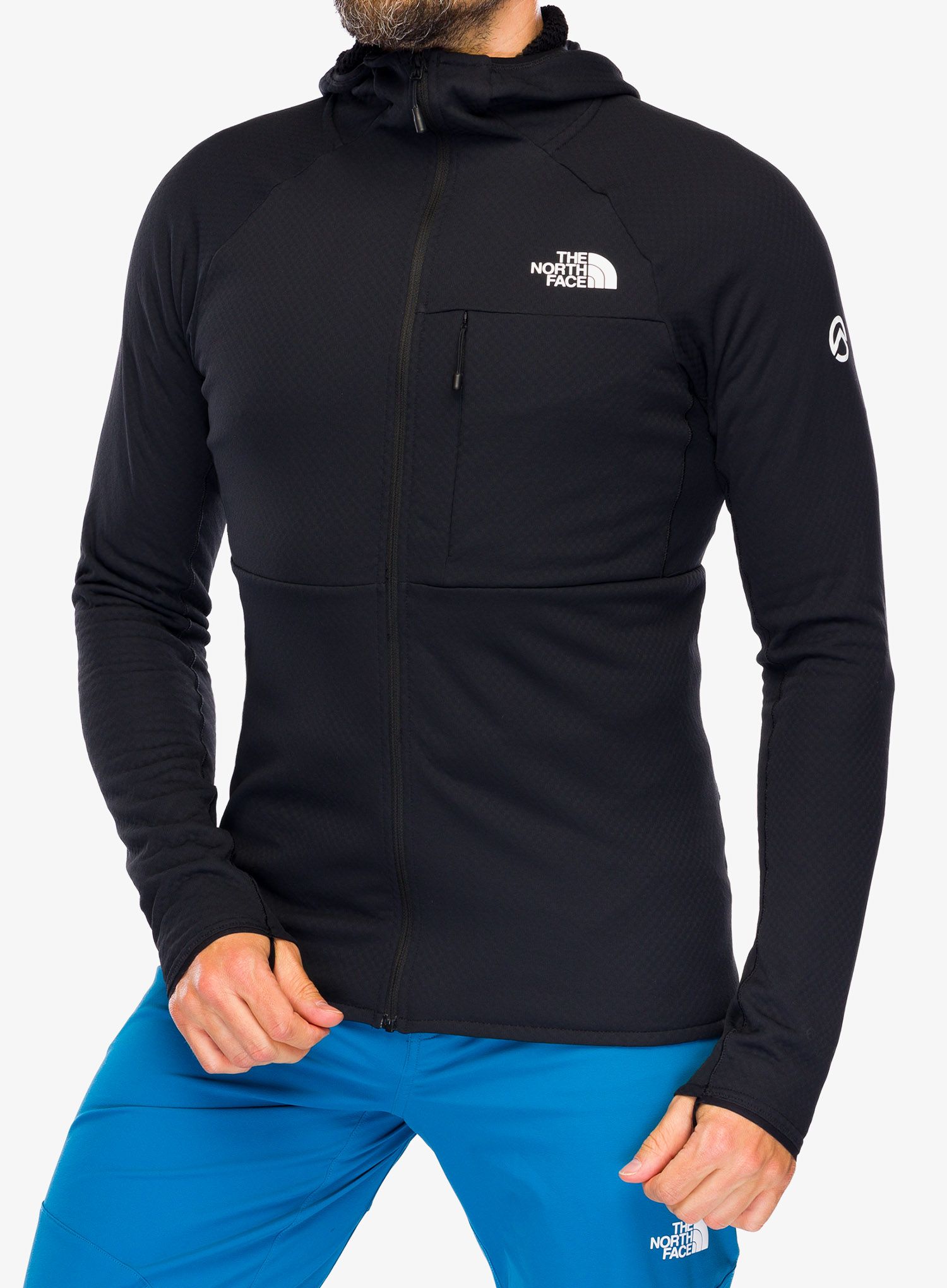 Fleecová mikina The North Face Summit FutureFleece FZ Hoodie - blk