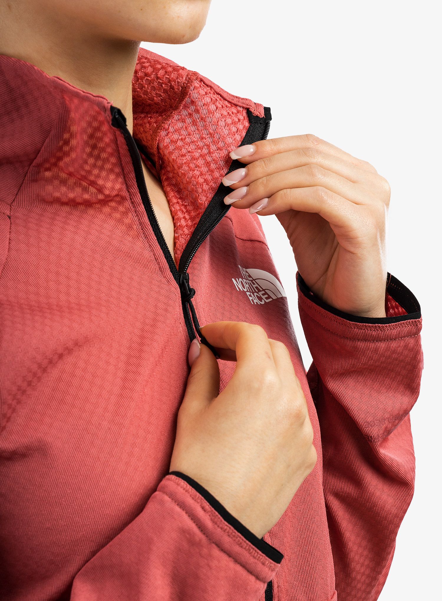 Dámska mikina  The North Face Summit FutureFleece LT 1/2 Zip - s.rose