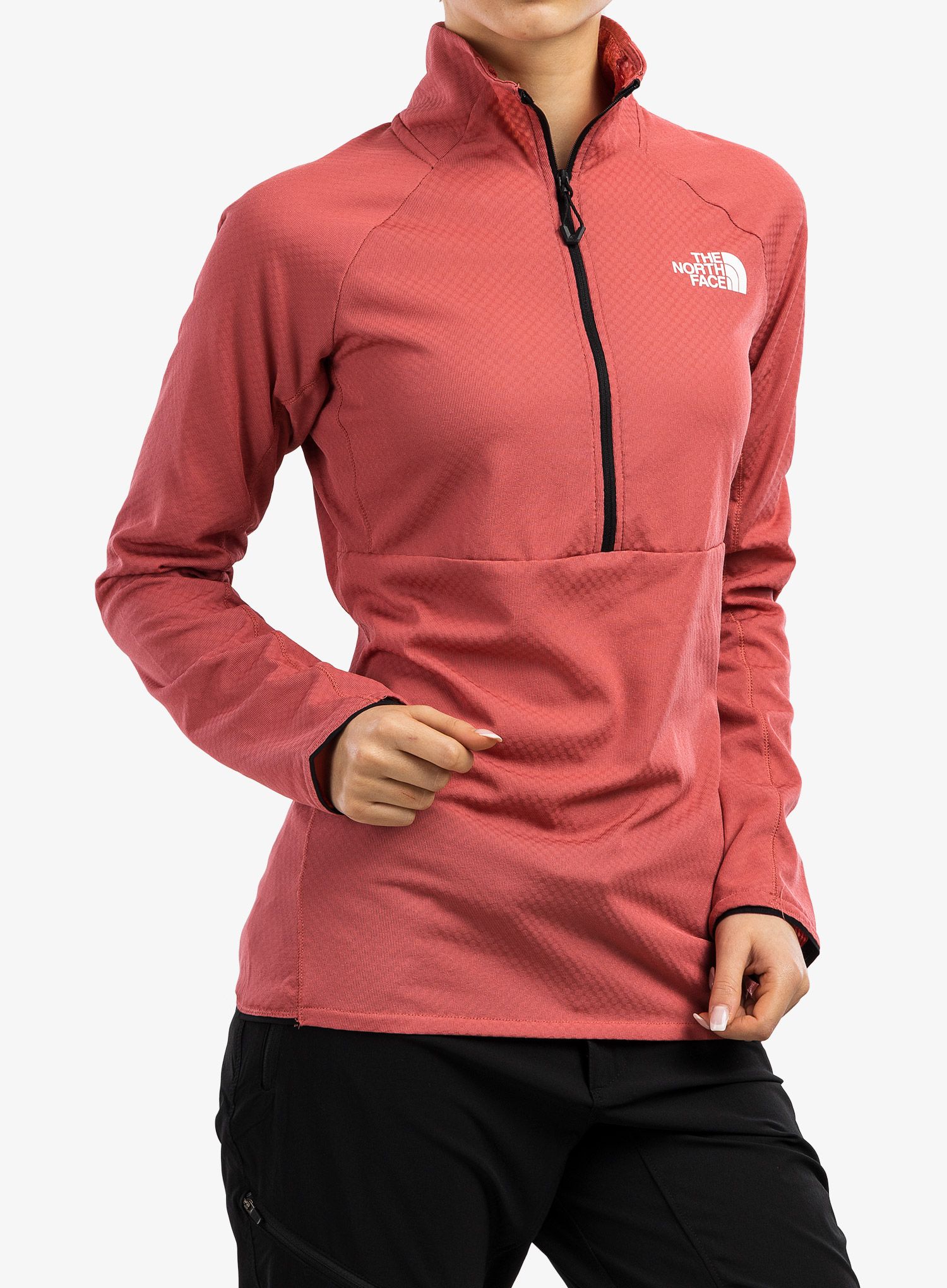 Dámska mikina  The North Face Summit FutureFleece LT 1/2 Zip - s.rose