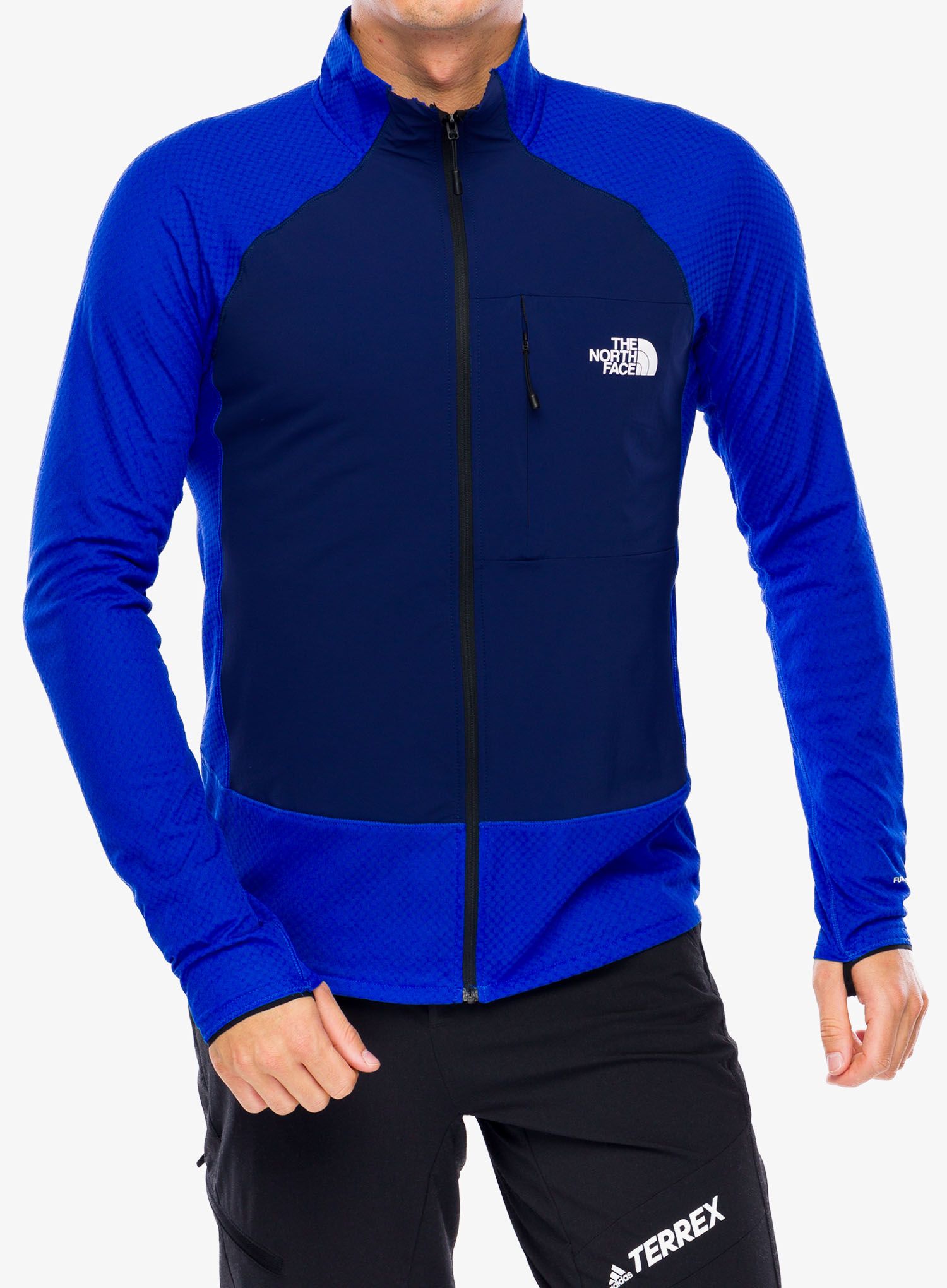Hybridní bunda The North Face Summit Futurefleece Hybrid Jacket - tnf blue/eagle blue