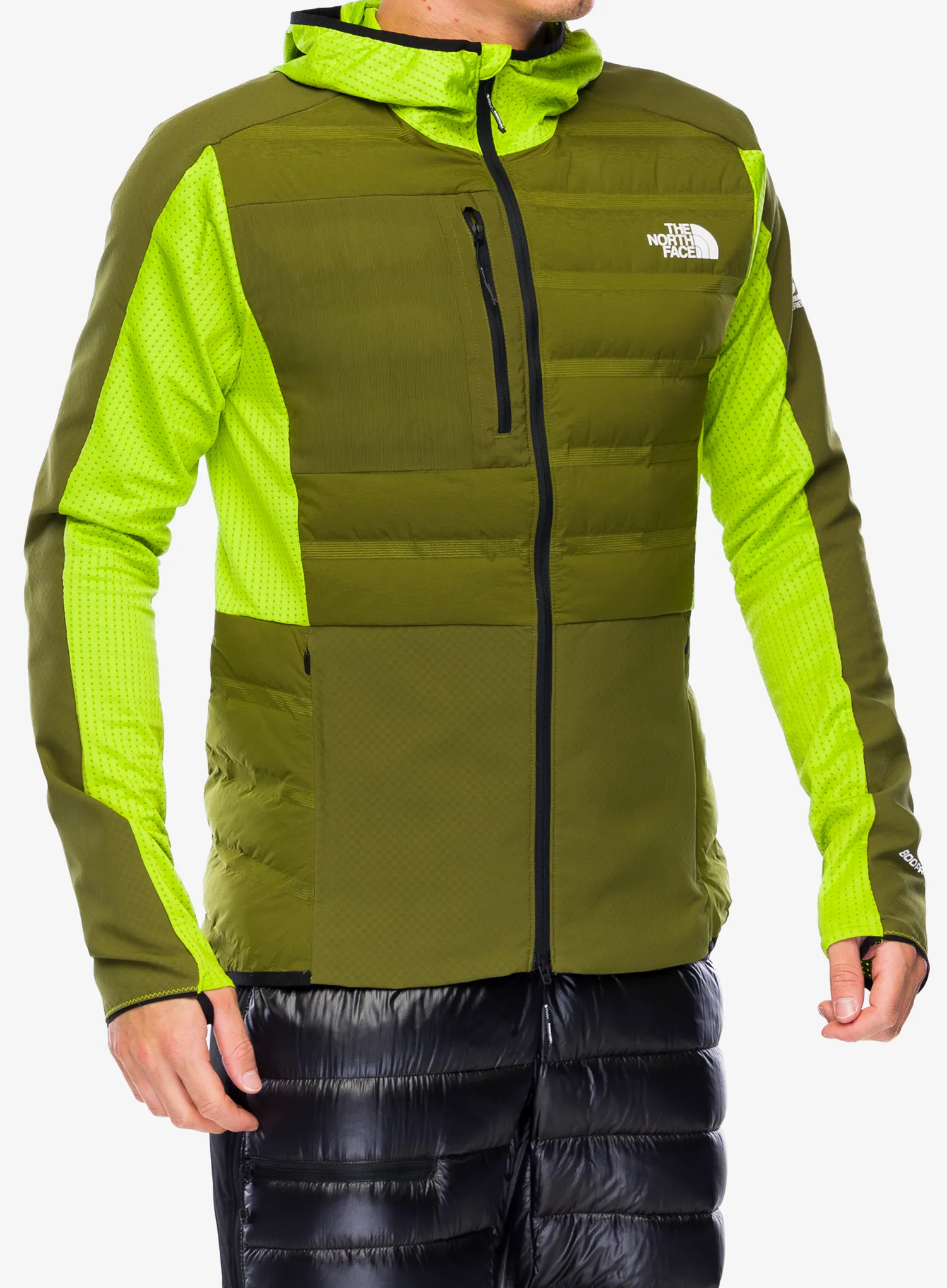 Hybridní bunda The North Face Summit Garnet Canyon Jacket - forest olive/meadow grass