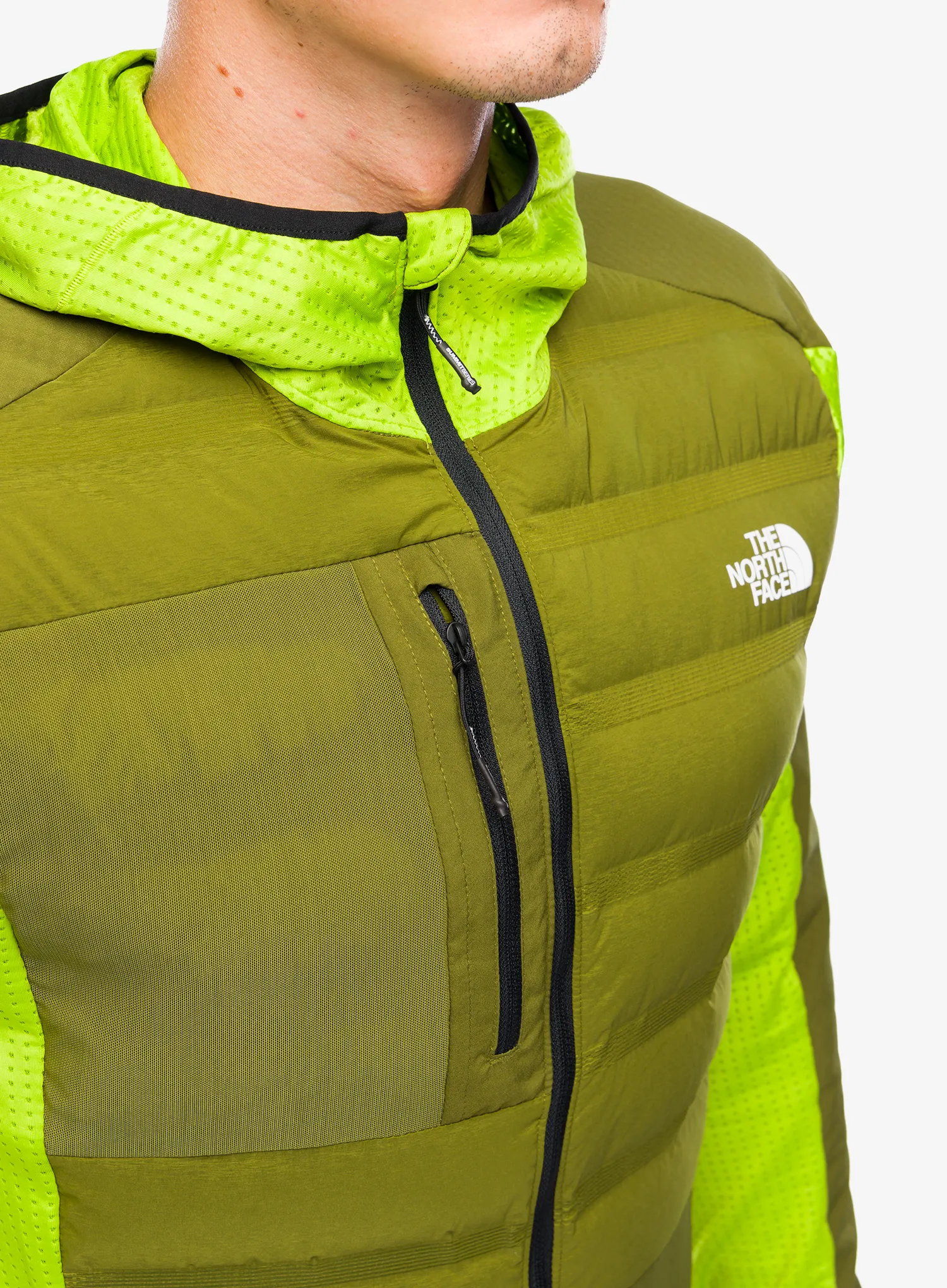 Hybridní bunda The North Face Summit Garnet Canyon Jacket - forest olive/meadow grass