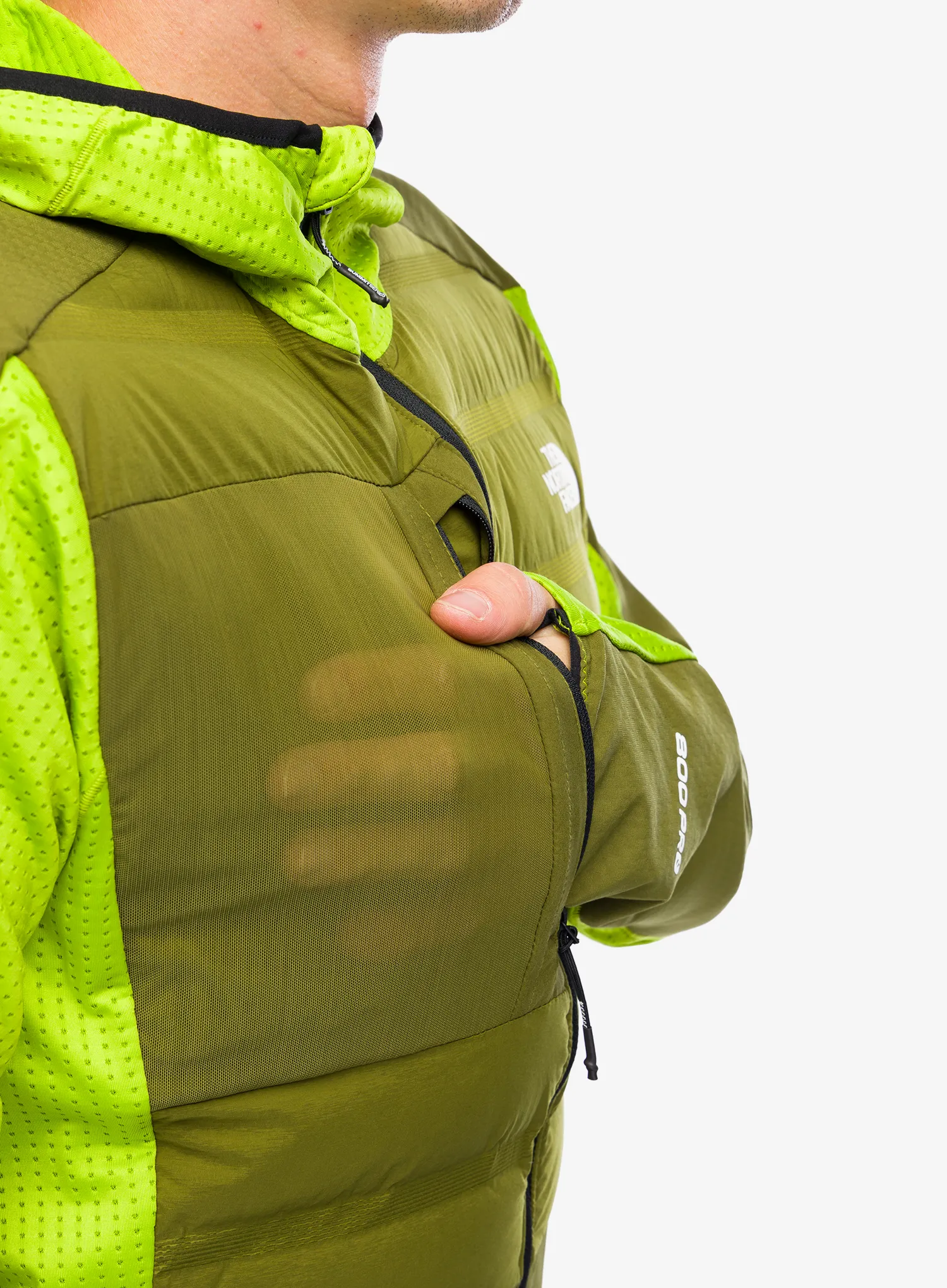 Hybridní bunda The North Face Summit Garnet Canyon Jacket - forest olive/meadow grass