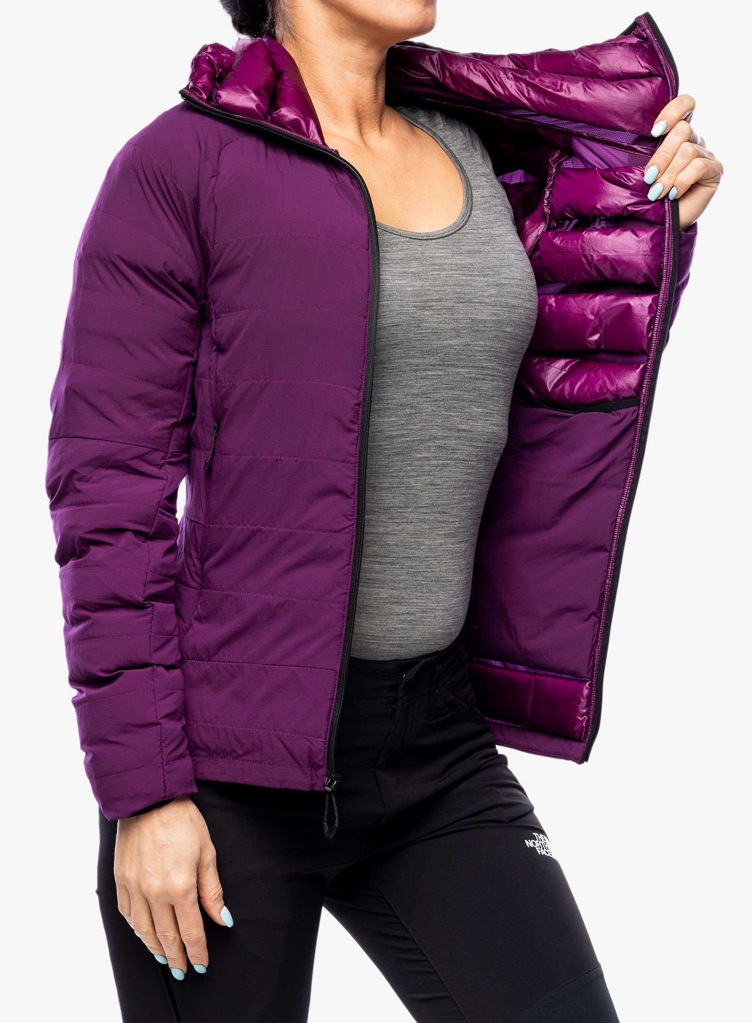 Dámská bunda The North Face Summit L3 50/50 Down Hoodie - prp