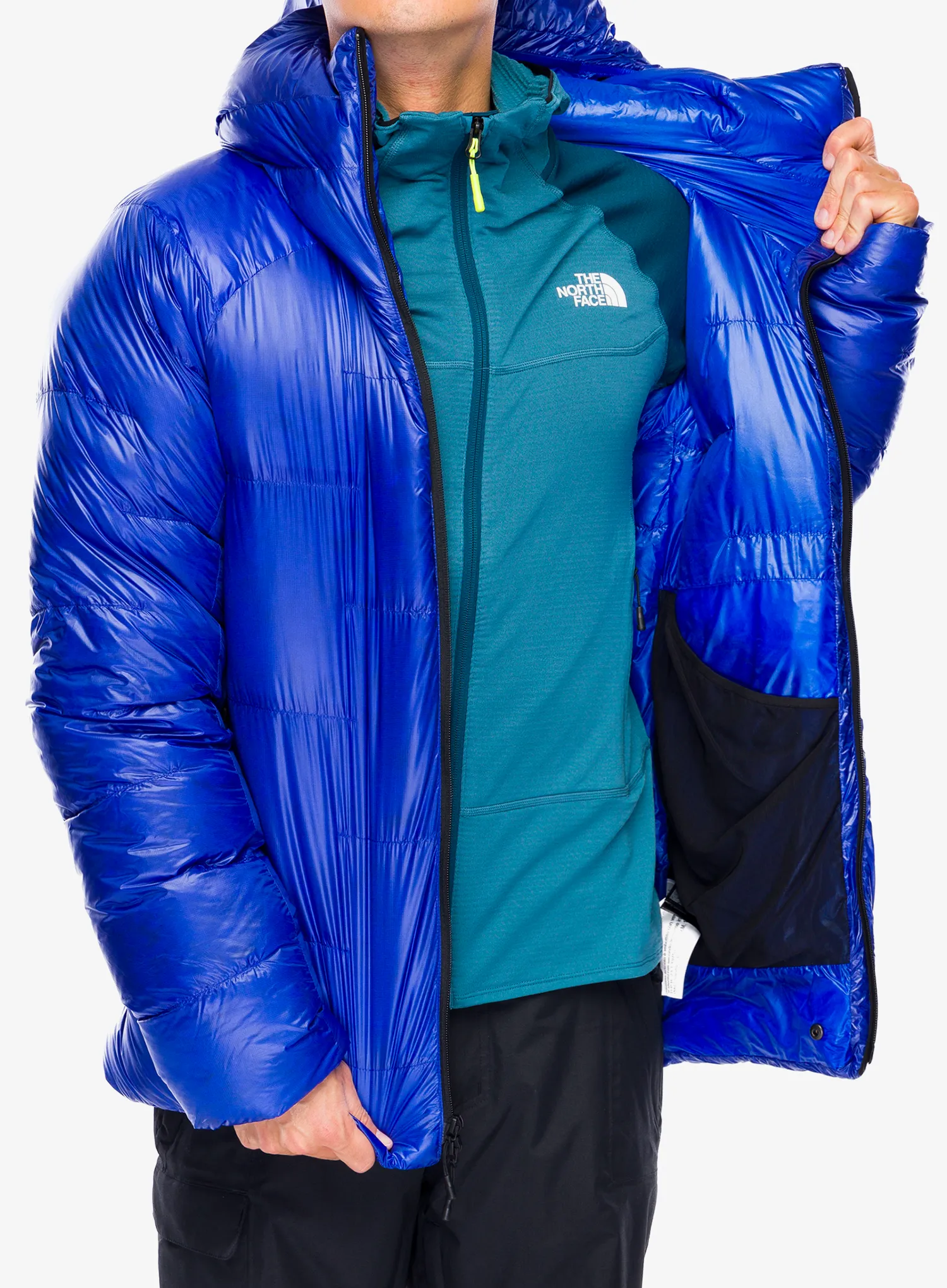 Péřová bunda The North Face Summit Pumori Down Parka - tnf blue